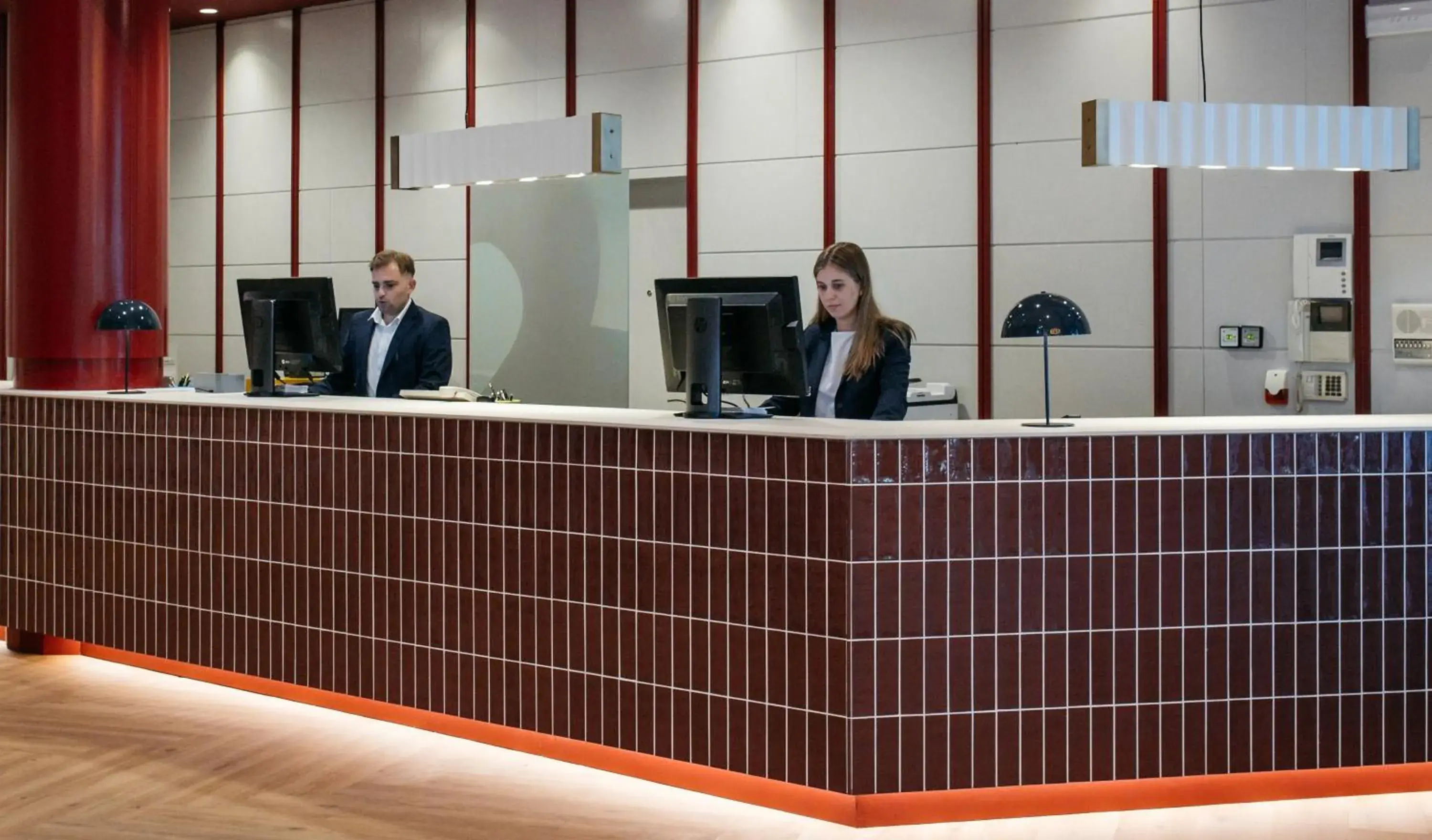 Lobby or reception in Rafaelhoteles Atocha Lobby or reception in Rafaelhoteles Atocha