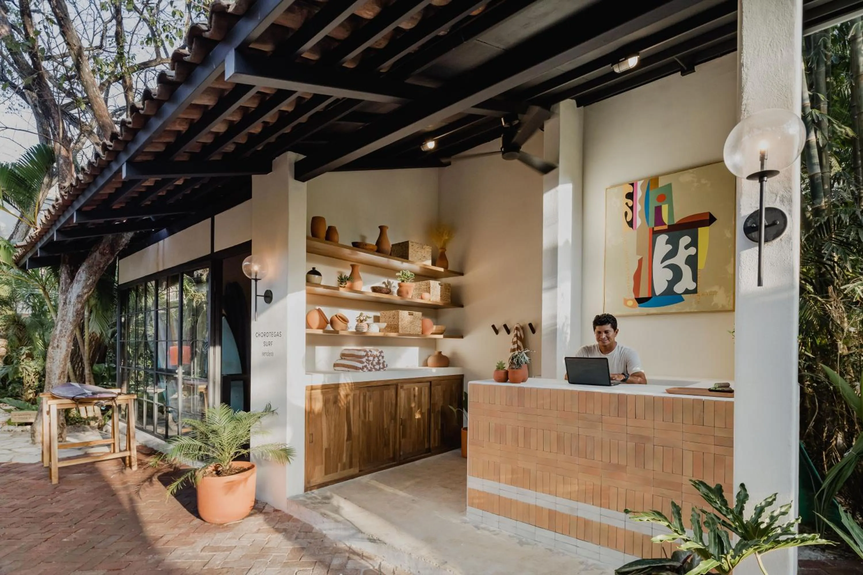 Lobby or reception in Sendero Hotel