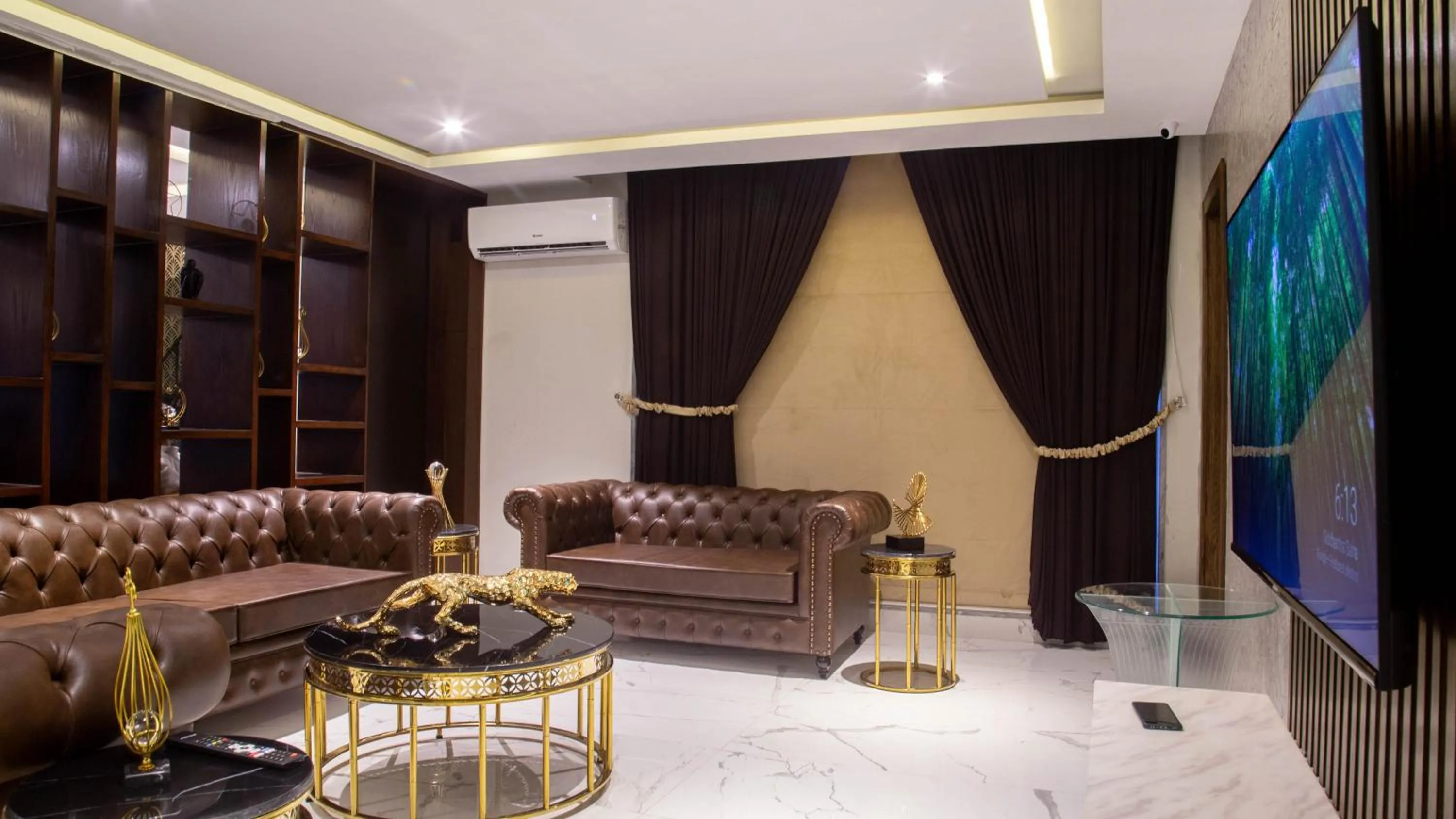 Seating area in The Orchard Hotel Lahore