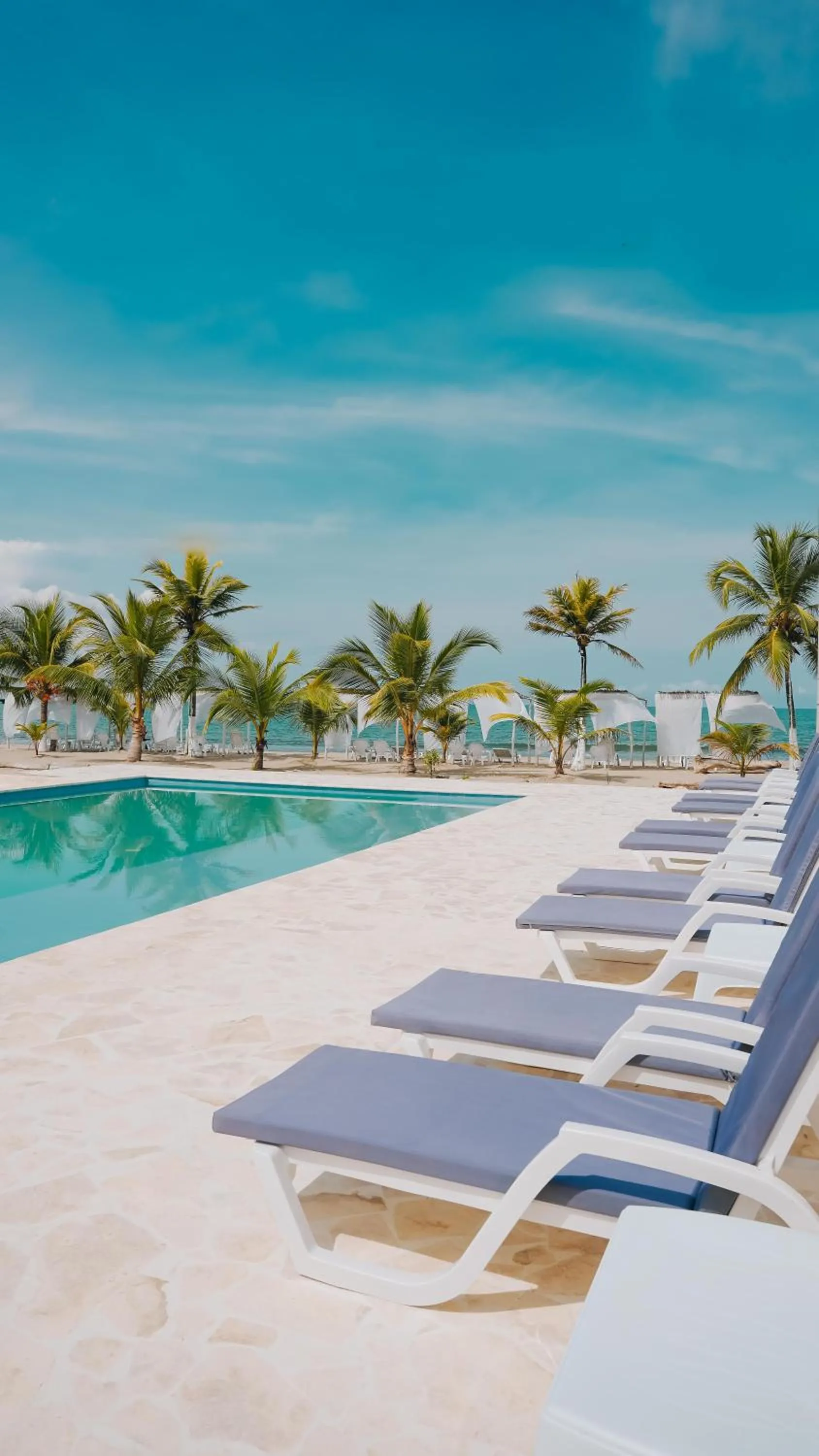 Pool view in Makáry Beach Tolú by Bernalo Hotels