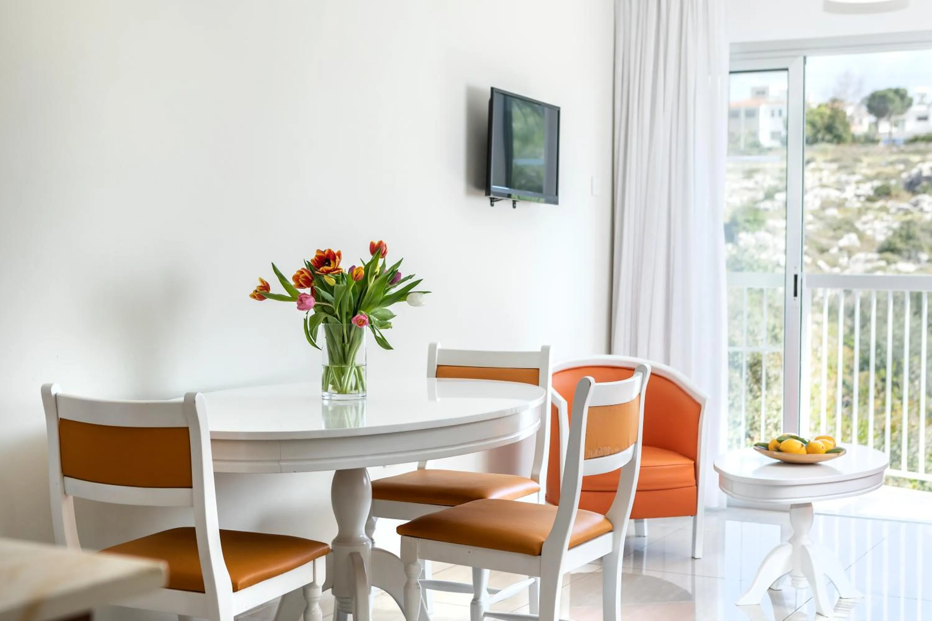 Seating area in Mia Hotel Apartment