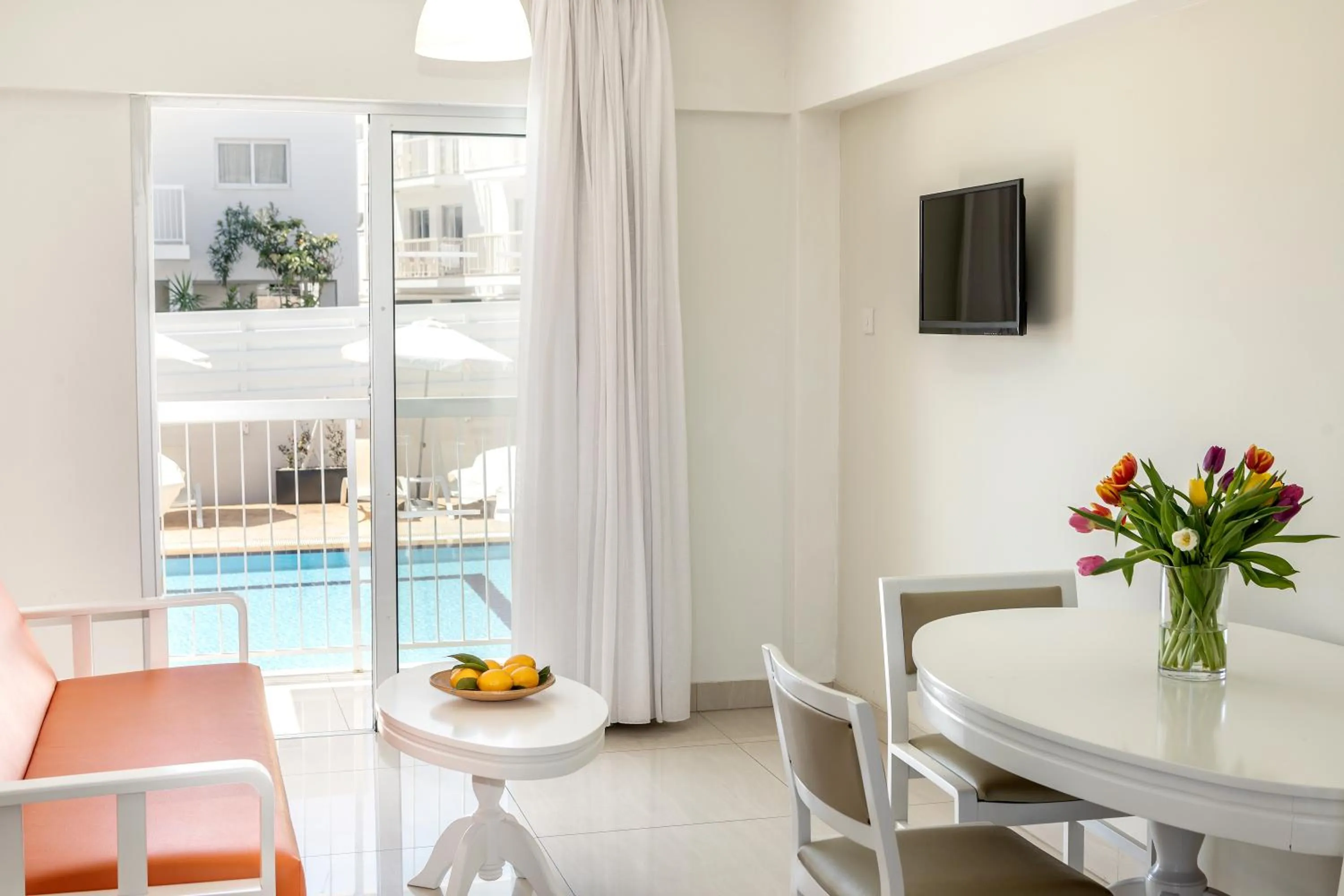 Seating area in Mia Hotel Apartment