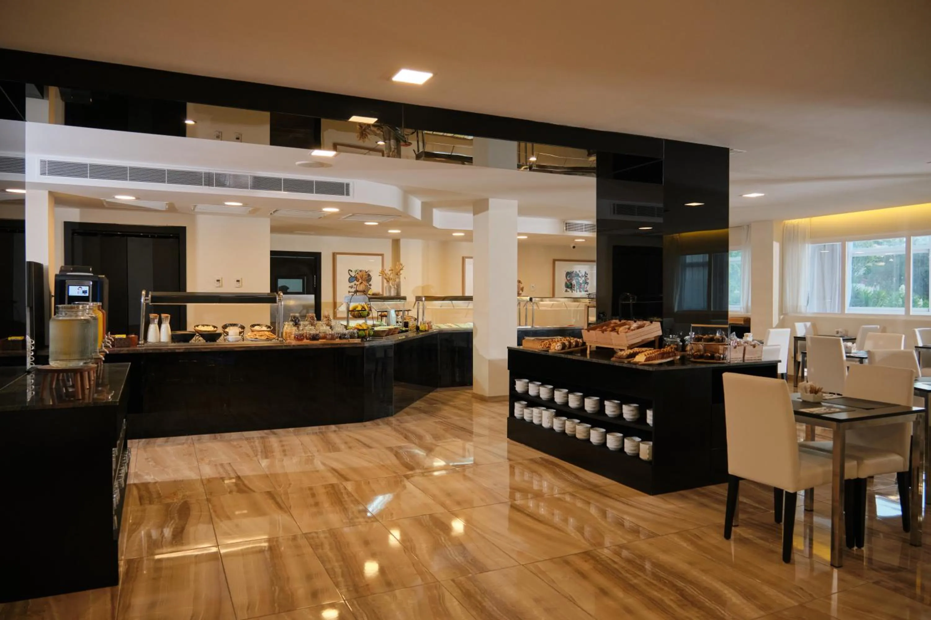 Breakfast in Hotel Joan Miró Museum