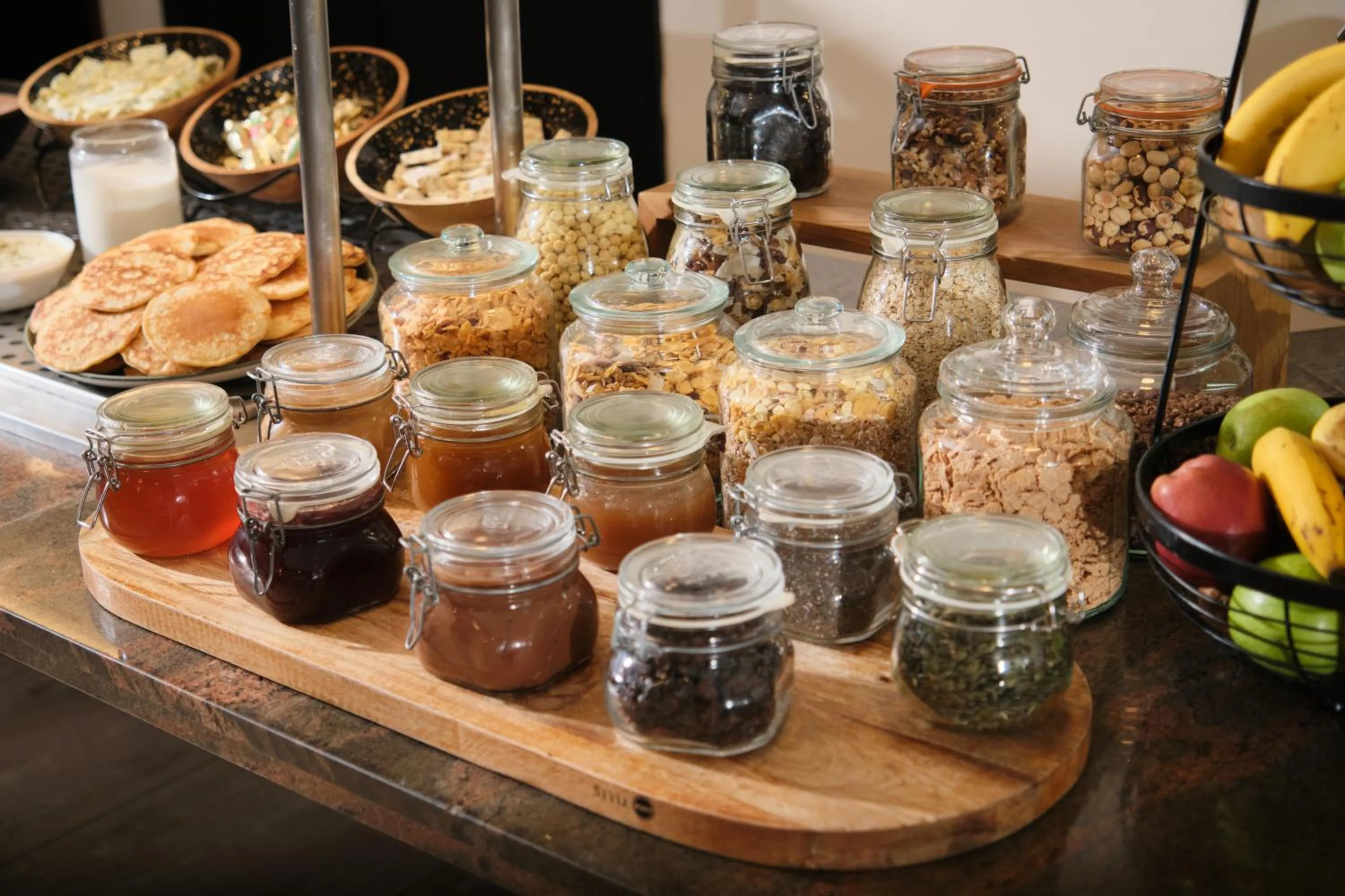 Breakfast in Hotel Joan Miró Museum