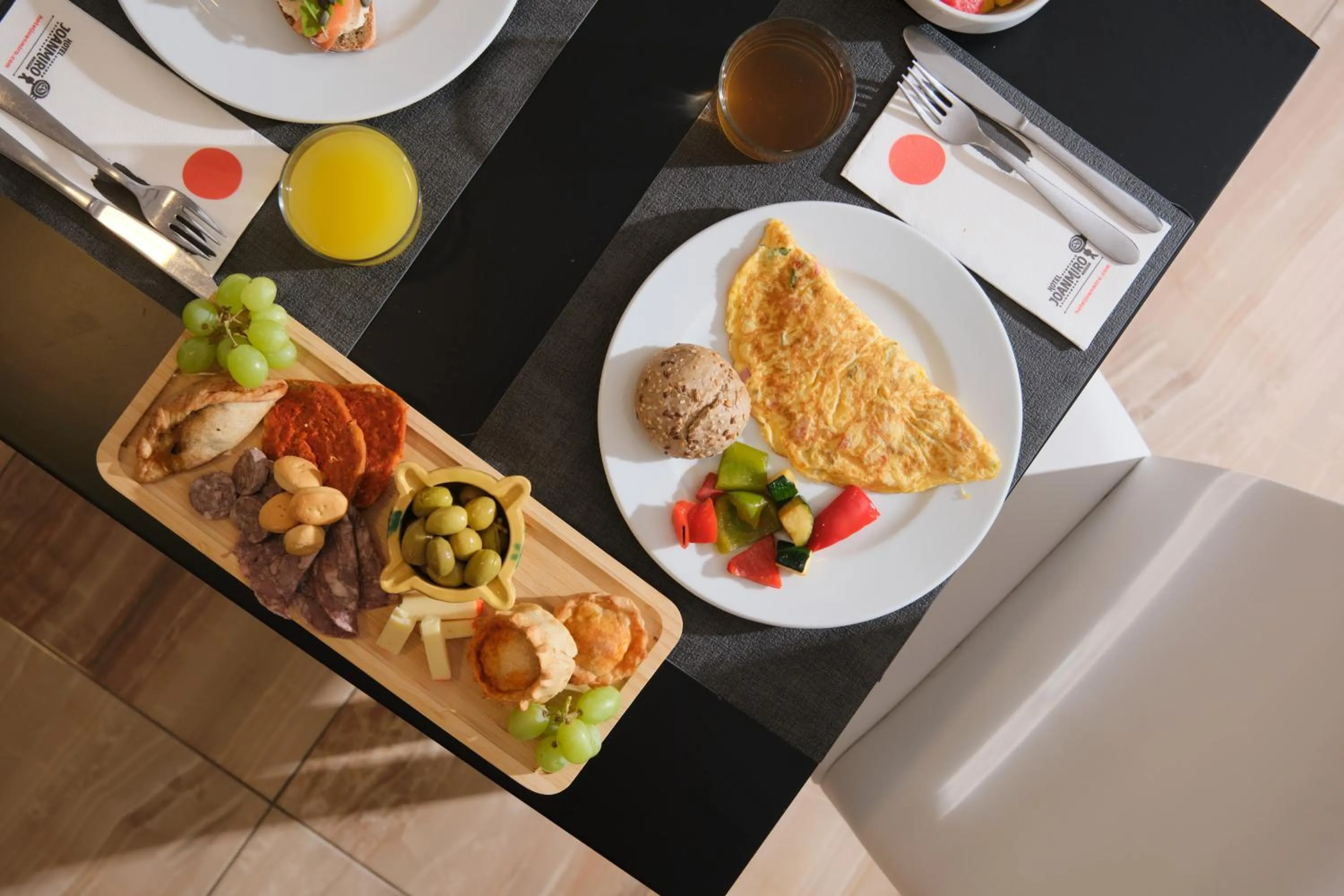 Breakfast in Hotel Joan Miró Museum