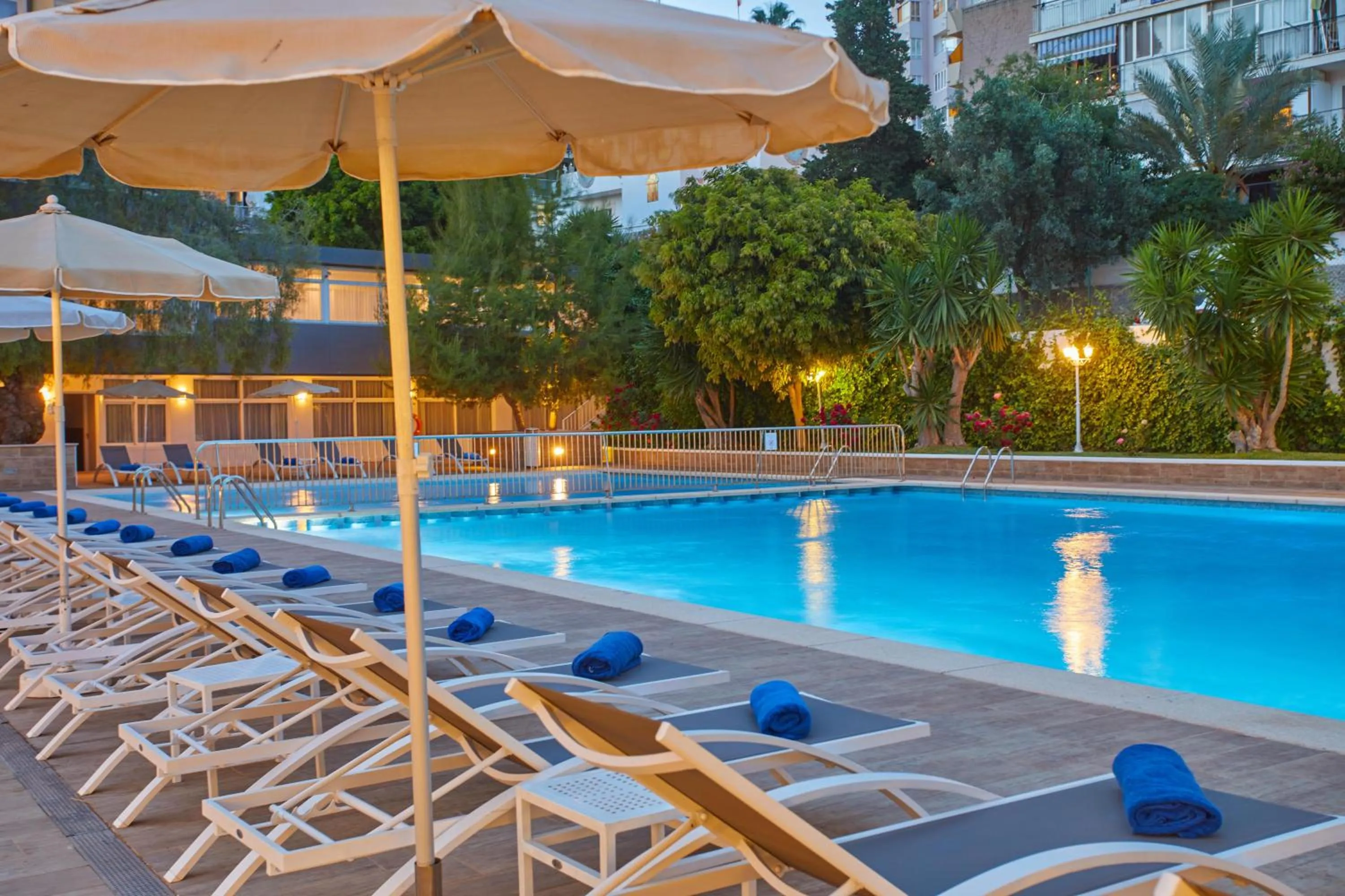 Swimming pool in Hotel Joan Miró Museum