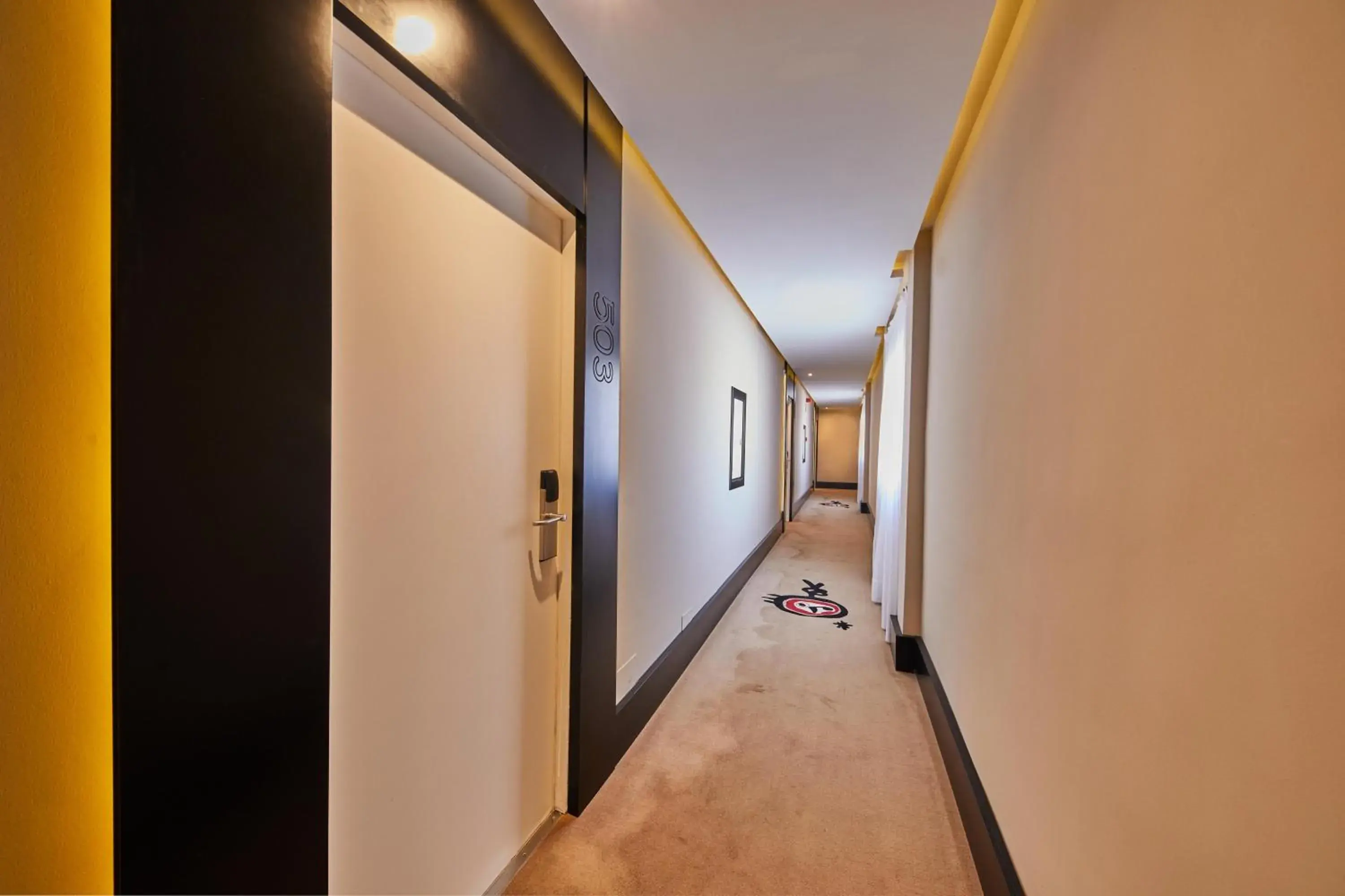 Photo of the whole room in Hotel Joan Miró Museum Photo of the whole room in Hotel Joan Miró Museum