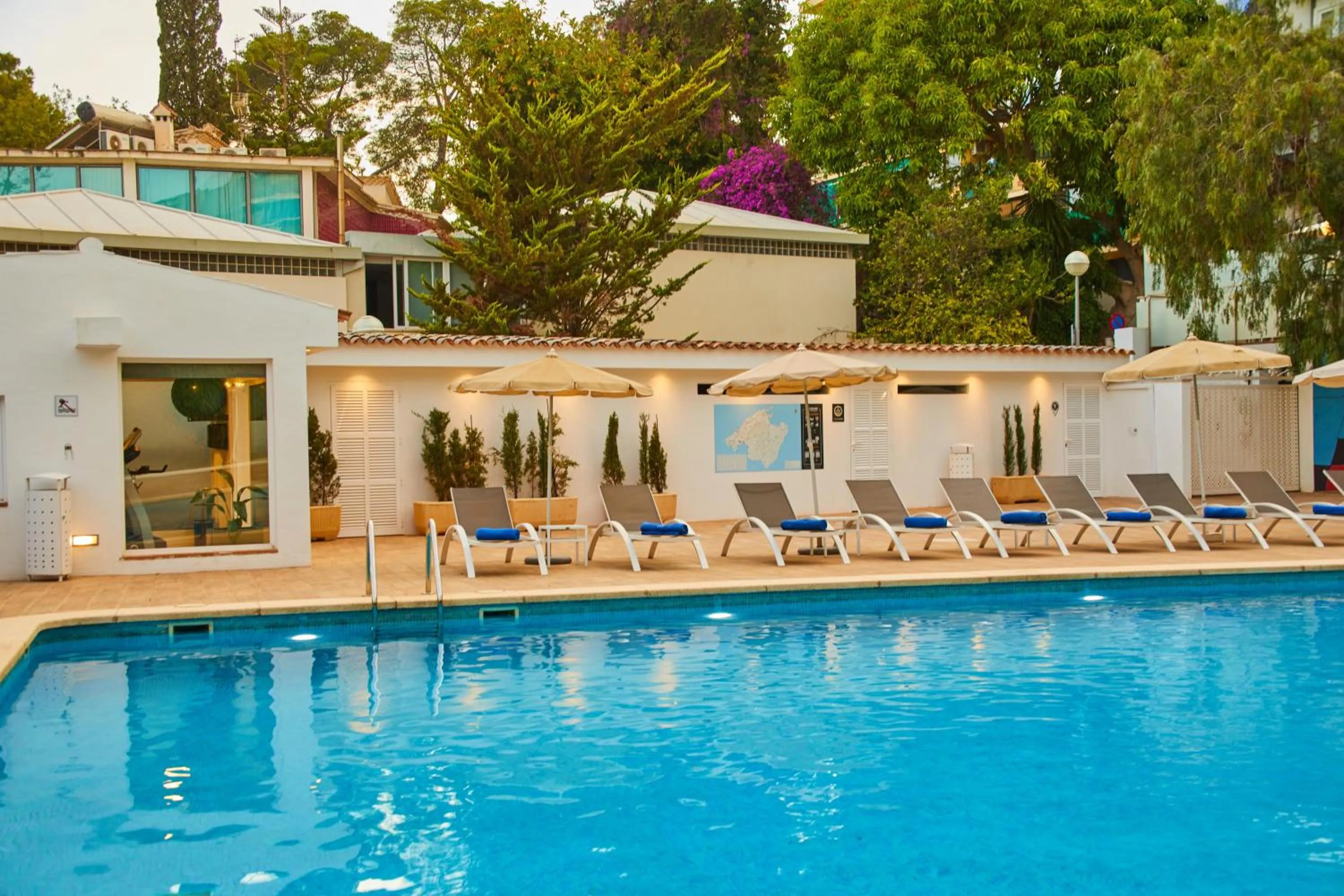 Swimming pool in Hotel Joan Miró Museum