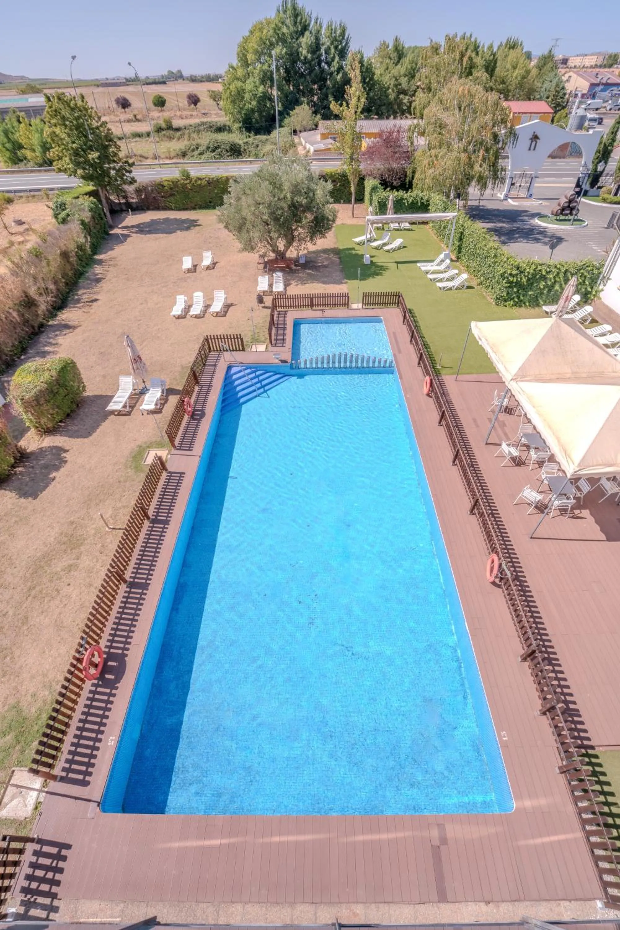 Balcony/Terrace in Hotel ITC Ciudad de Haro