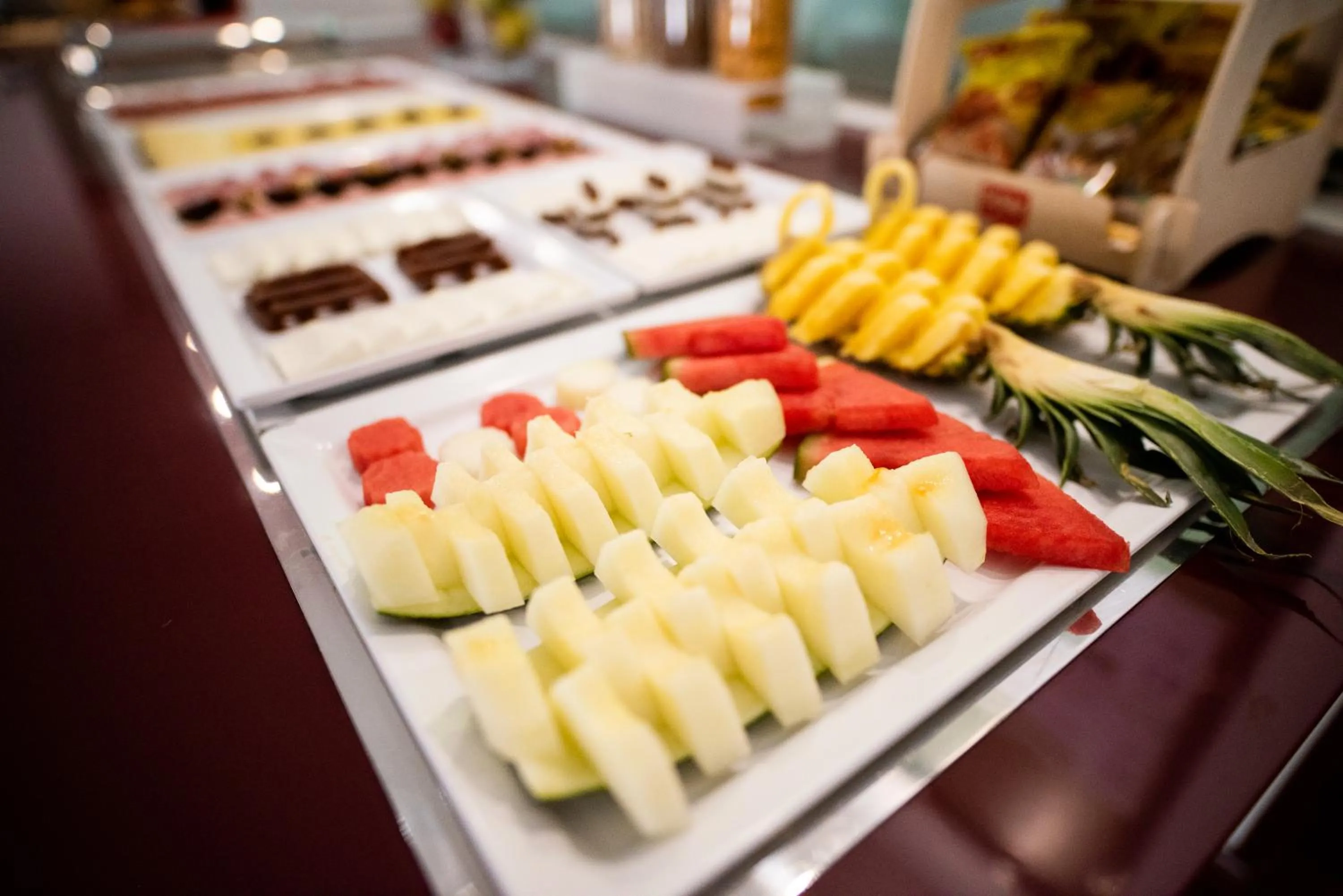 Buffet breakfast in Hotel ITC Ciudad de Haro