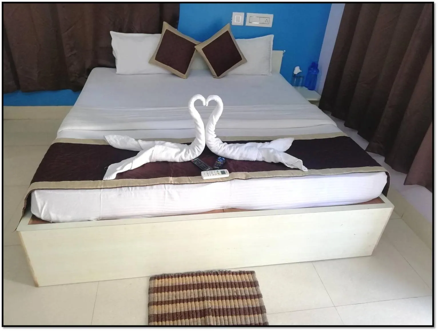 Bed in Railview inn Bhubaneswar