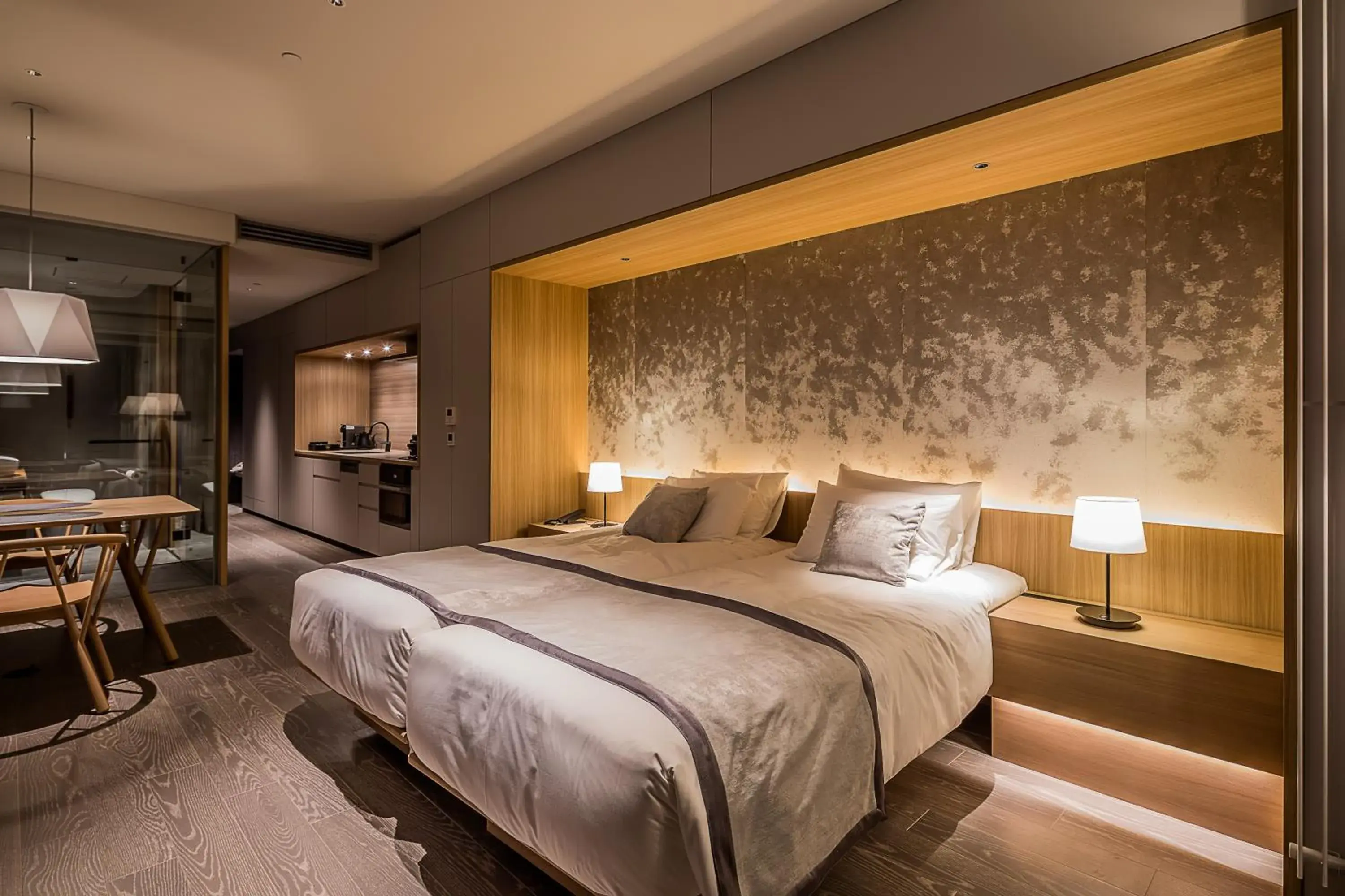 Bed in MUWA NISEKO Bed in MUWA NISEKO