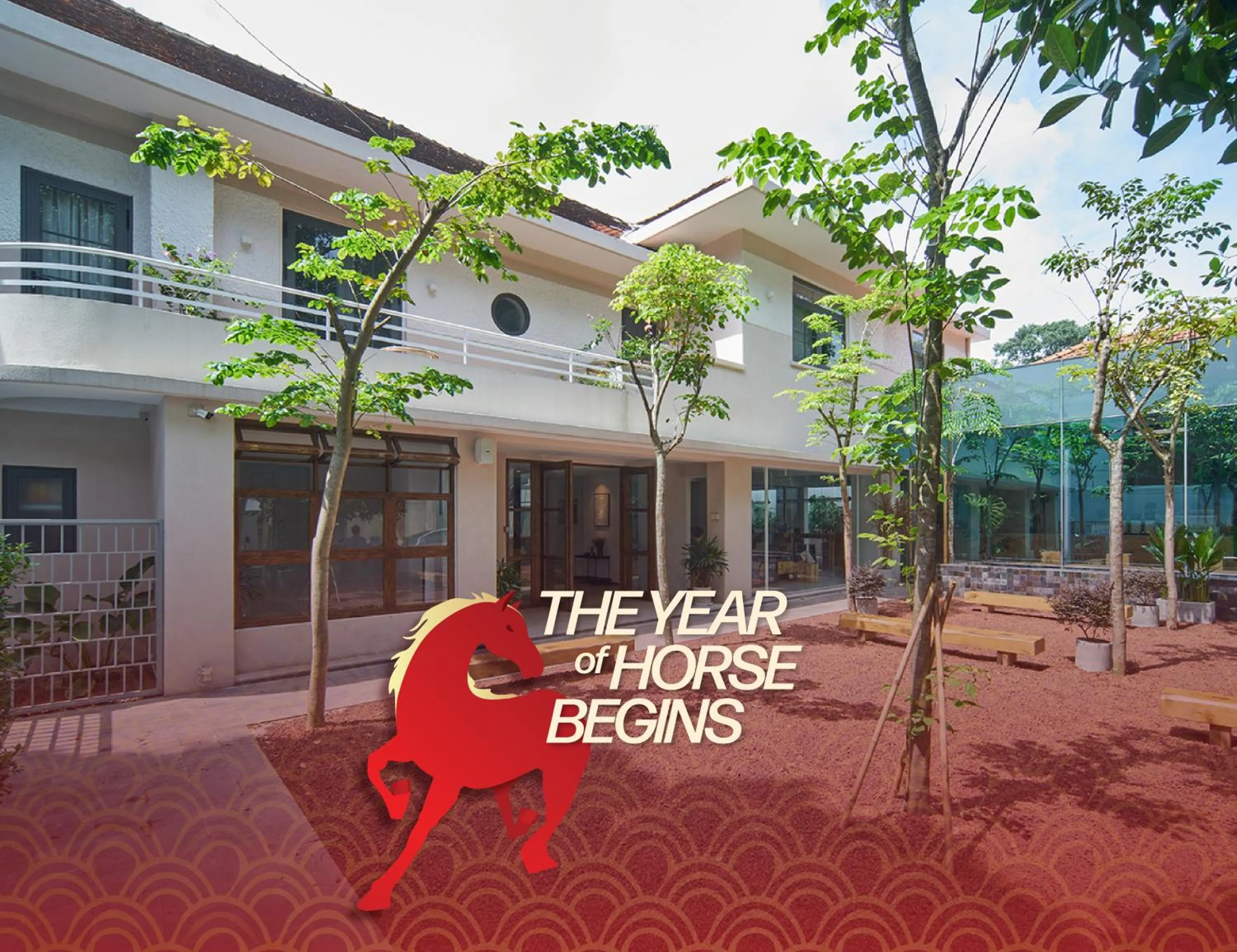 Property building in M Village Living Tú Xương