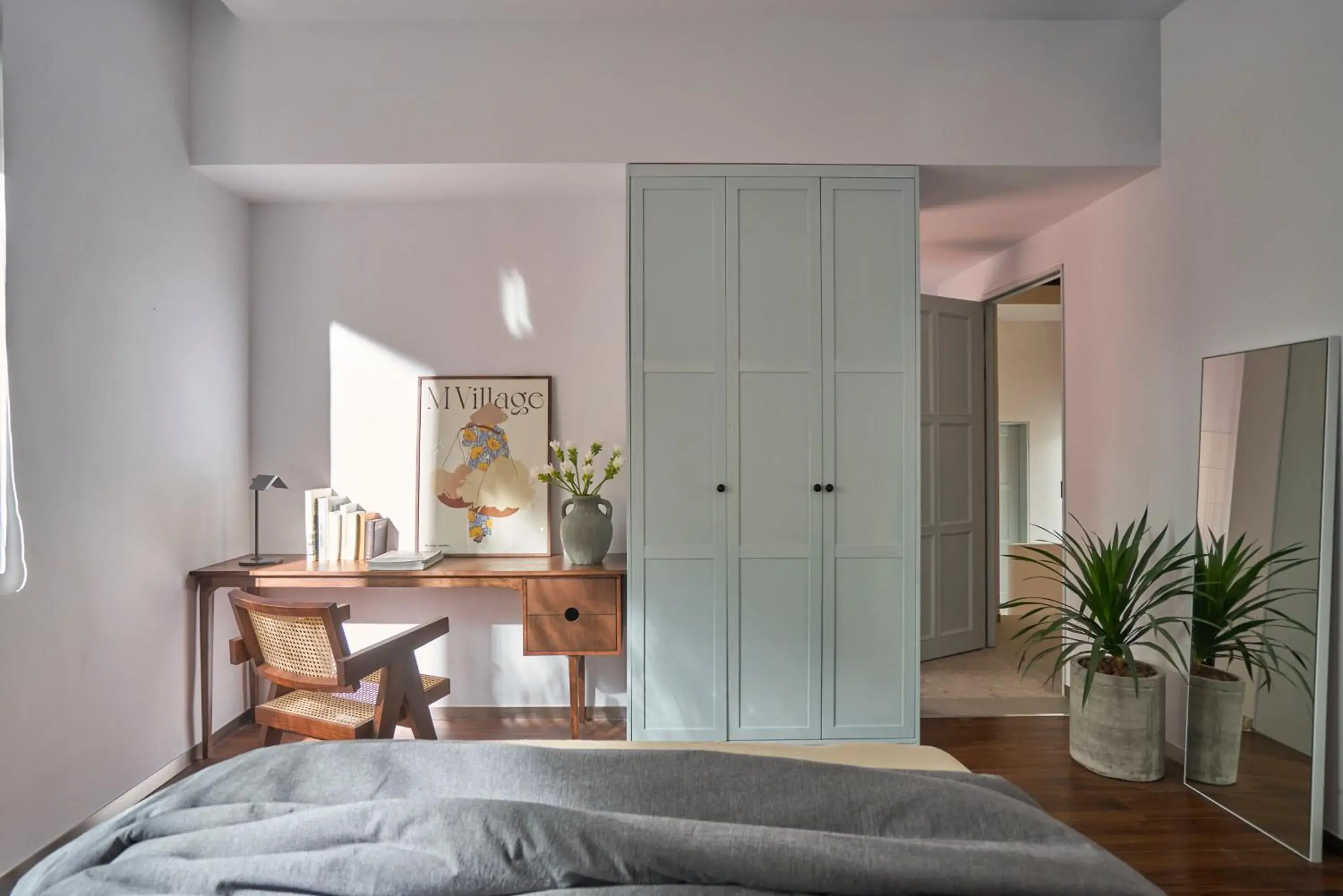 Photo of the whole room, Bed in M Village Living Tú Xương Photo of the whole room, Bed in M Village Living Tú Xương