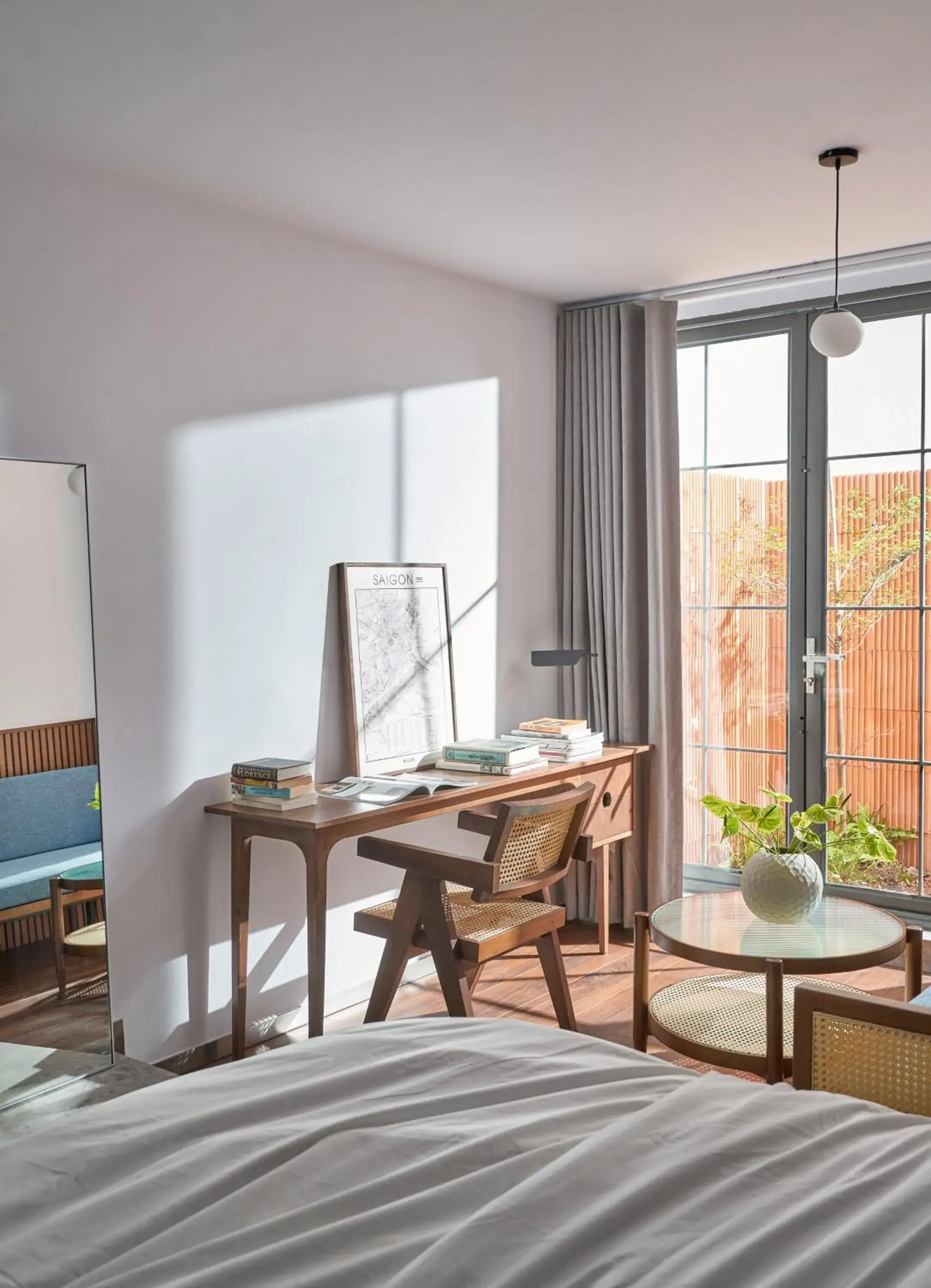 Dining area, Bed in M Village Living Tú Xương Dining area, Bed in M Village Living Tú Xương