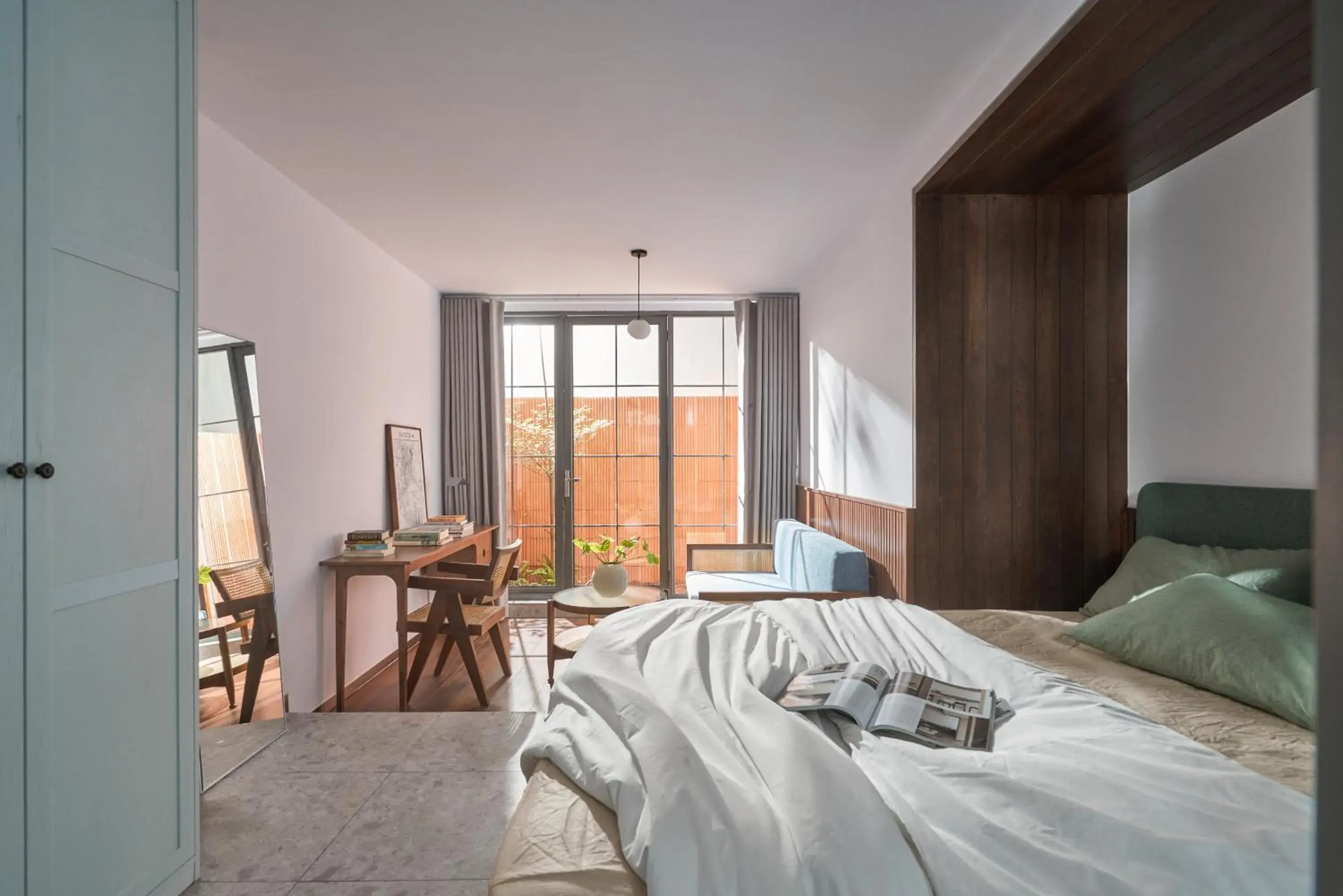 Photo of the whole room, Bed in M Village Living Tú Xương Photo of the whole room, Bed in M Village Living Tú Xương