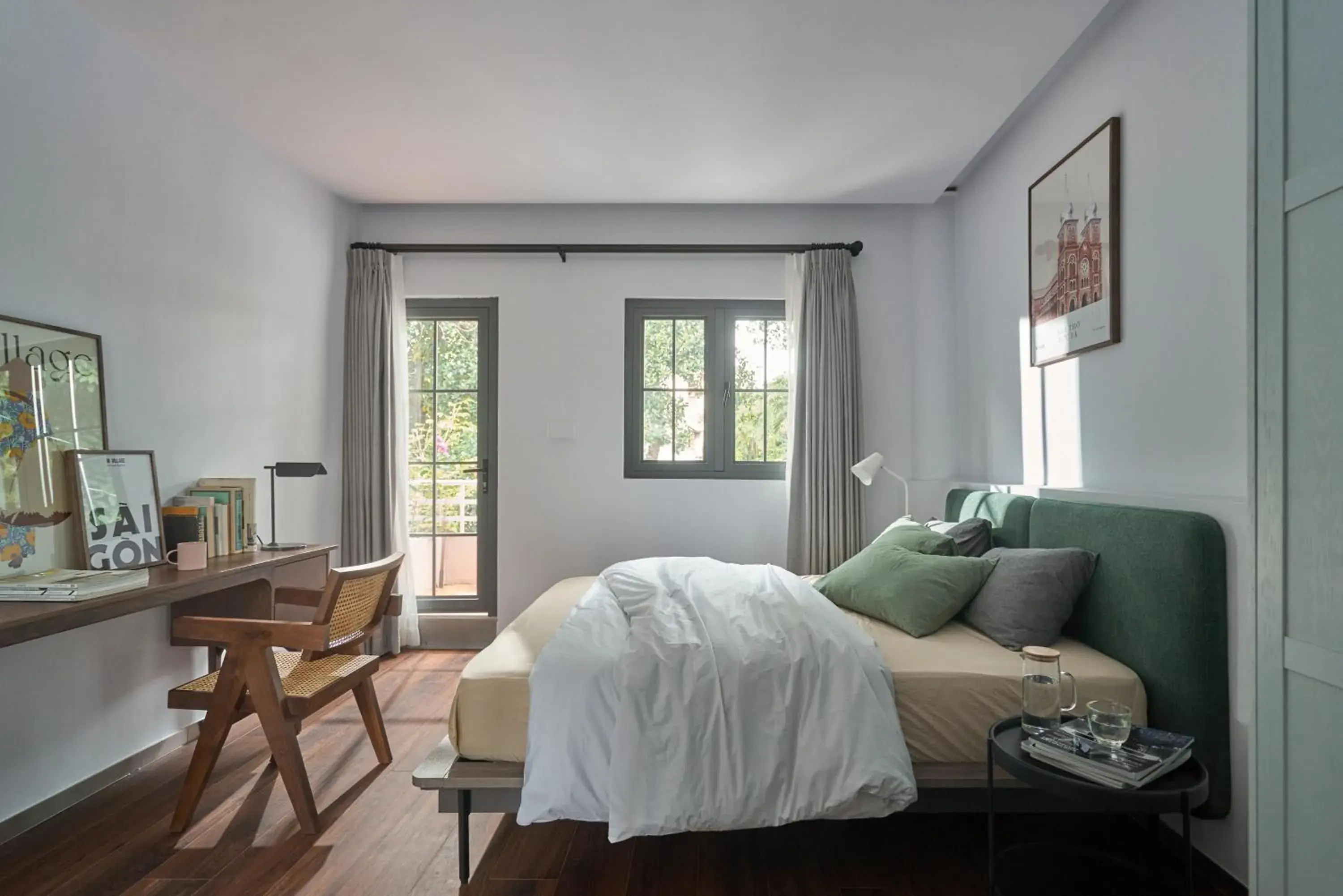 Photo of the whole room, Bed in M Village Living Tú Xương Photo of the whole room, Bed in M Village Living Tú Xương