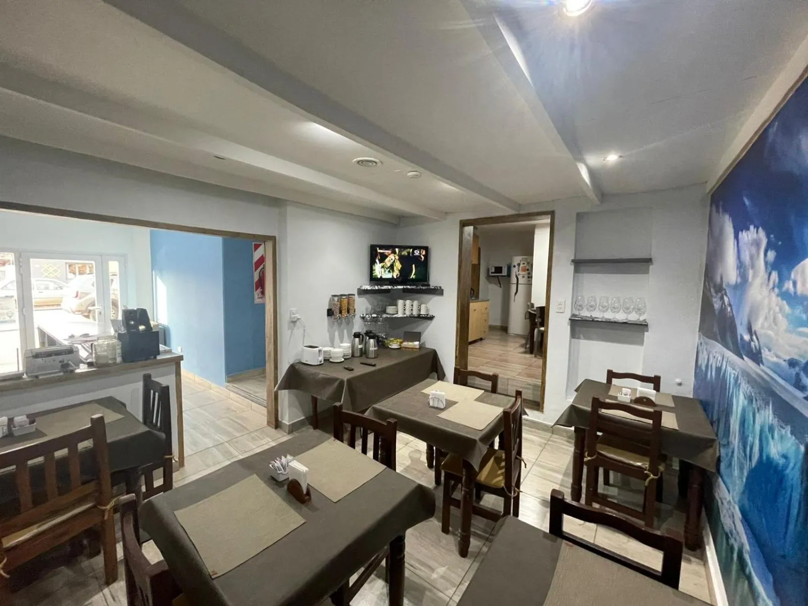 Dining area in Hostel Danny