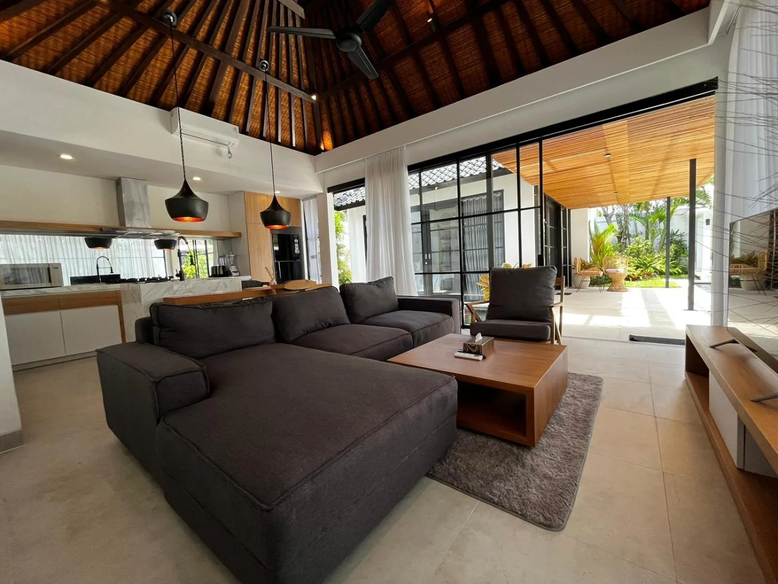 Living room in The Kon's Villa Bali Seminyak
