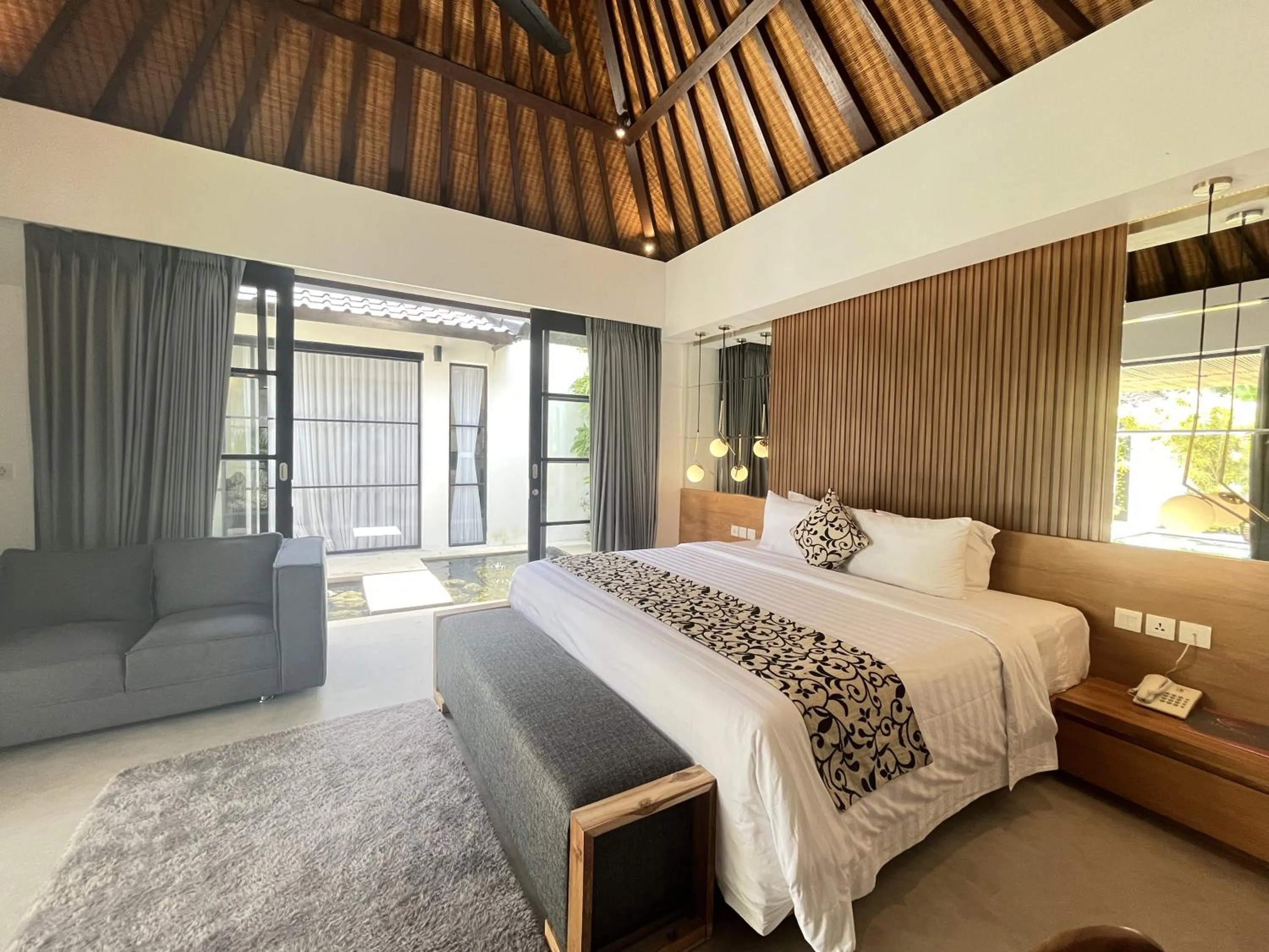 Bed in The Kon's Villa Bali Seminyak