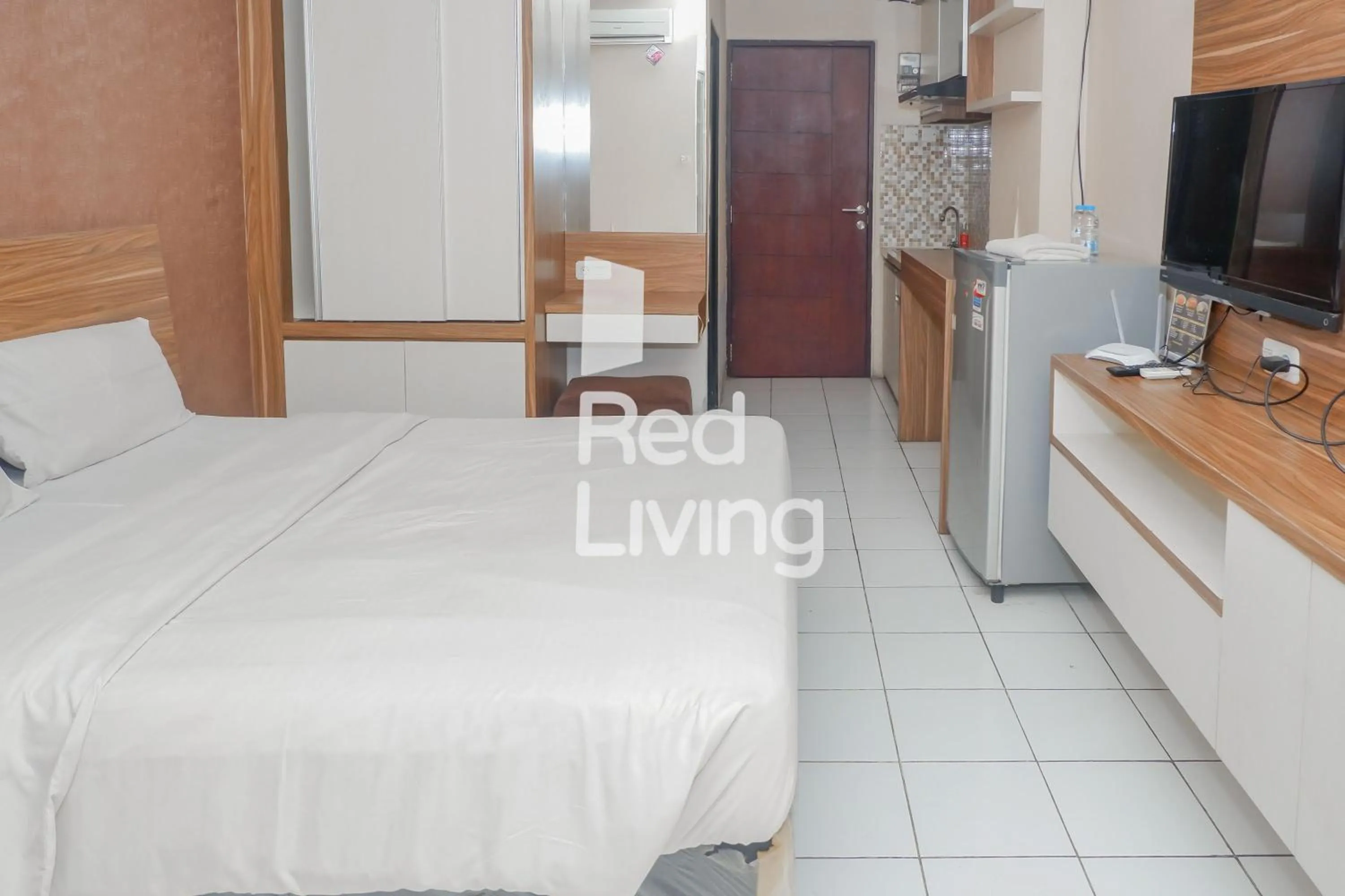 Bedroom, Bed in Redliving Apartemen Emerald Tower - Bion Apartel 2 Tower South