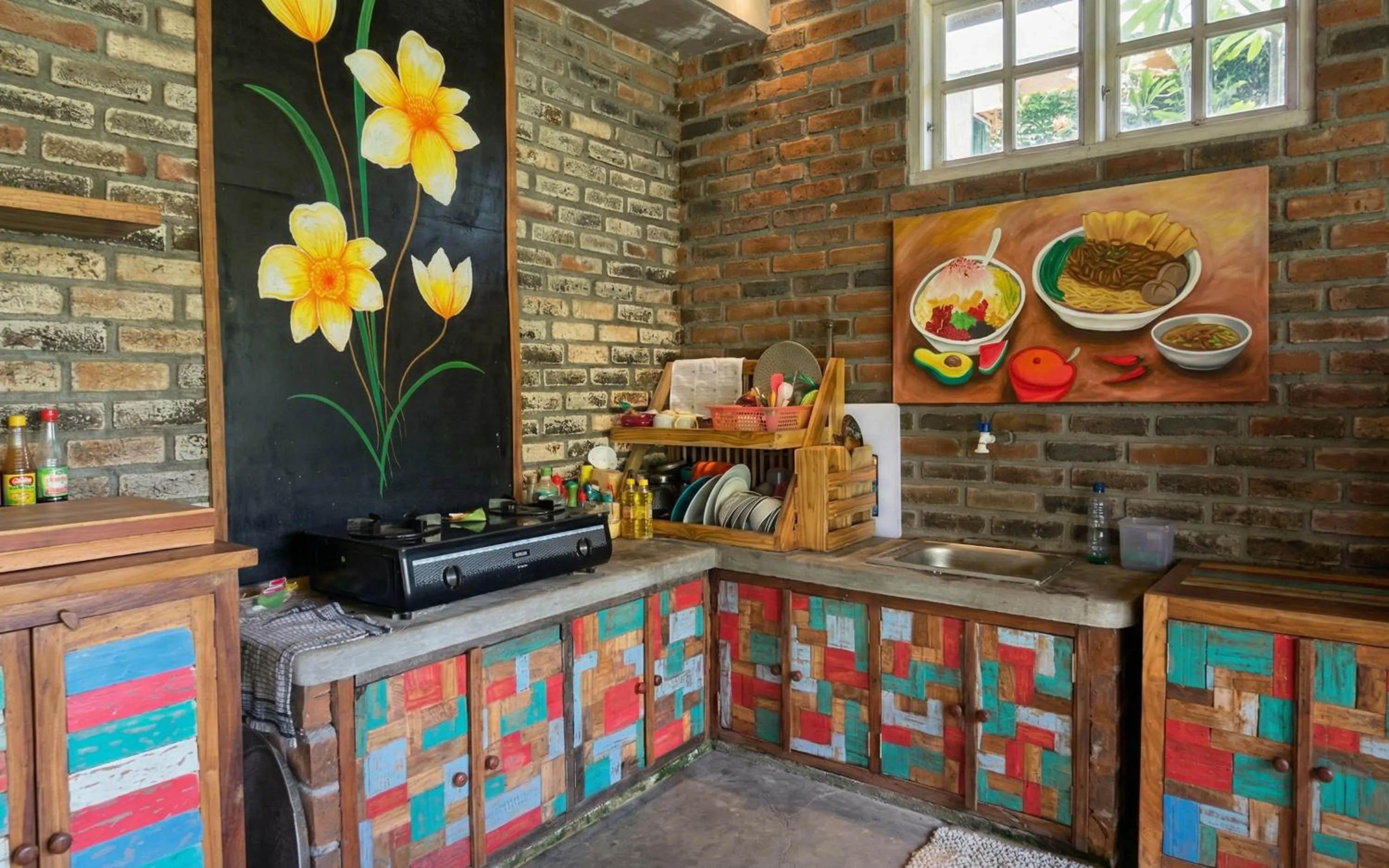 Kitchen or kitchenette in Sirya Farm House