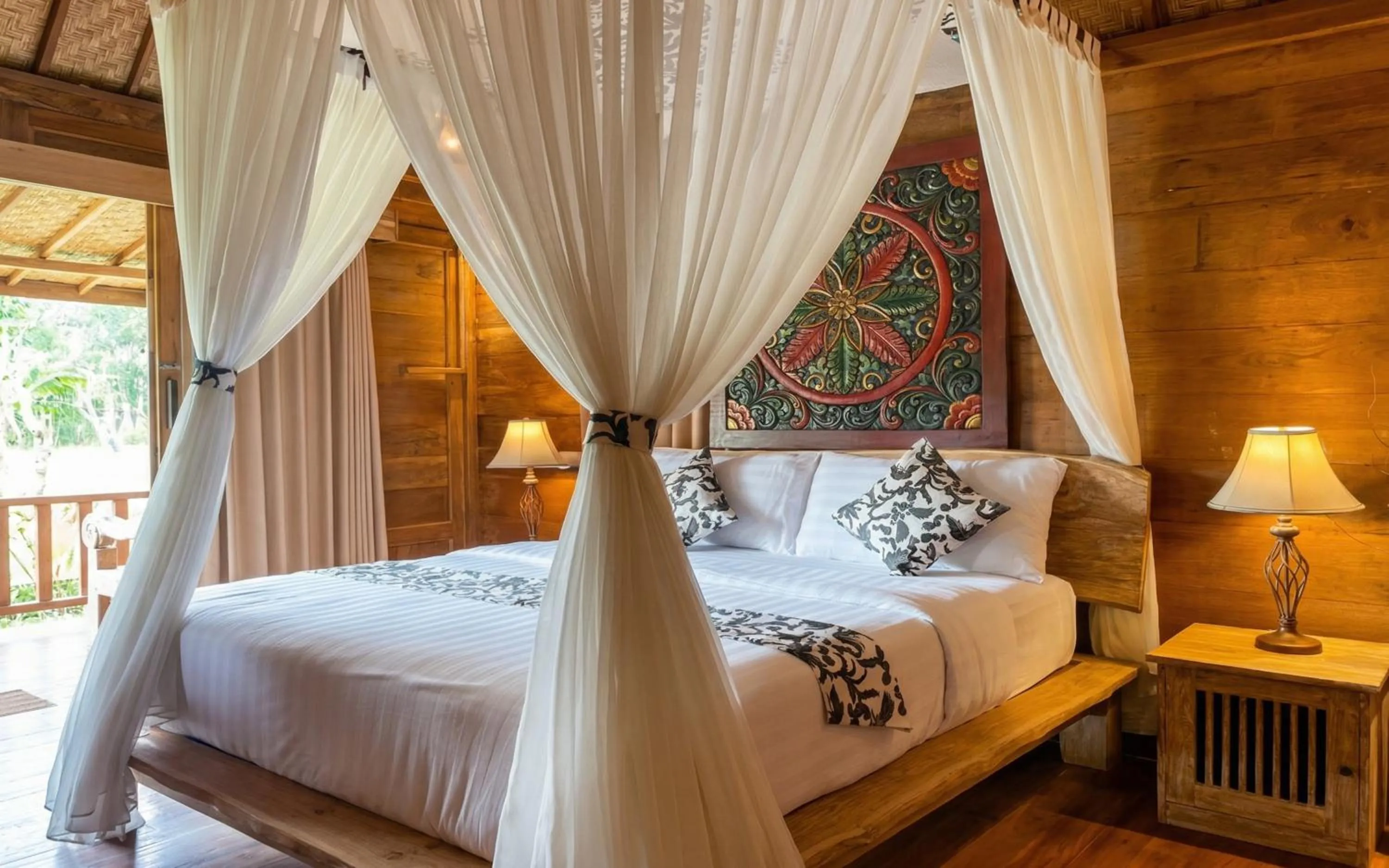 Bed in Sirya Farm House