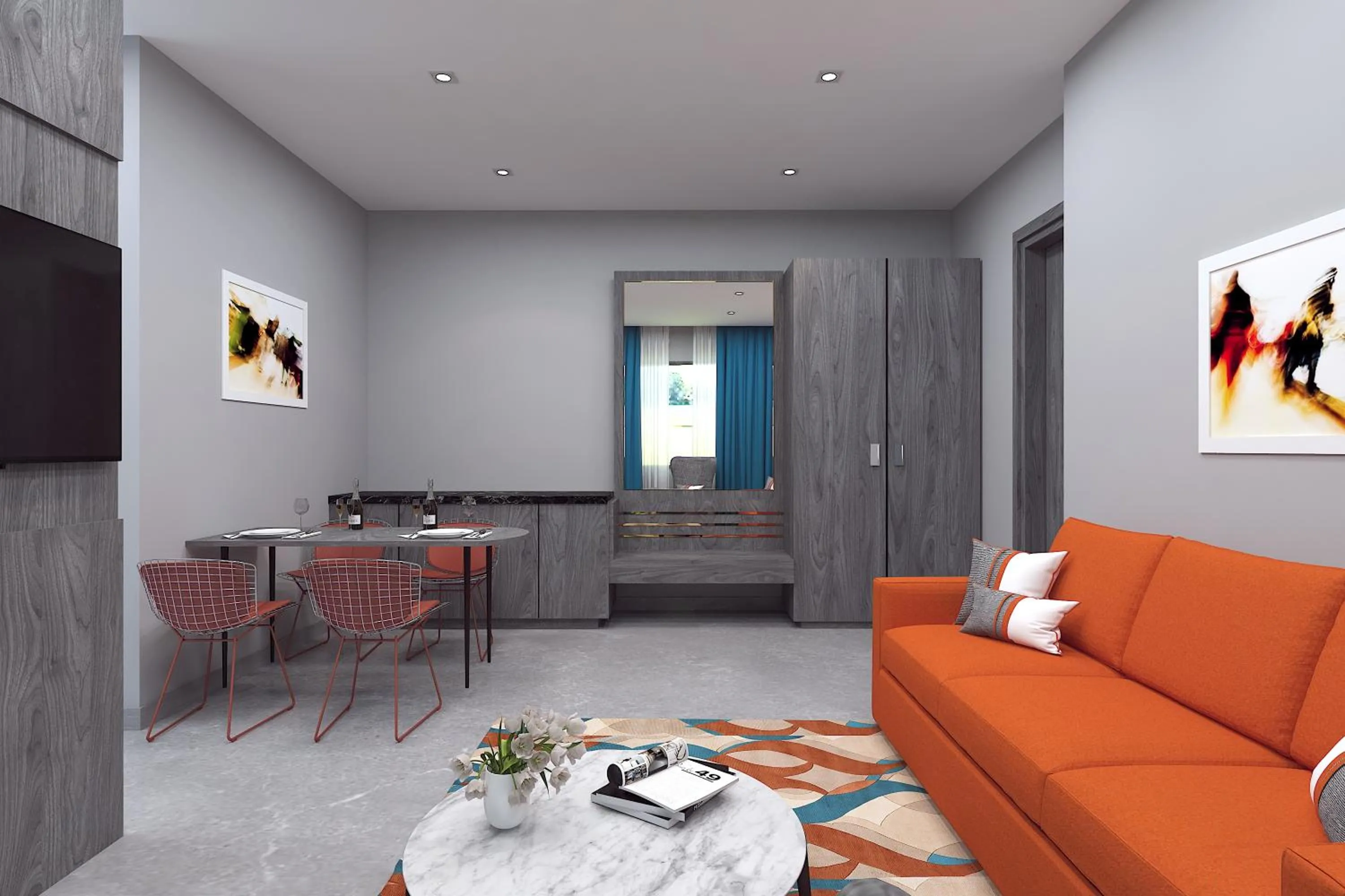 Living room in Zone By The Park Pathankot