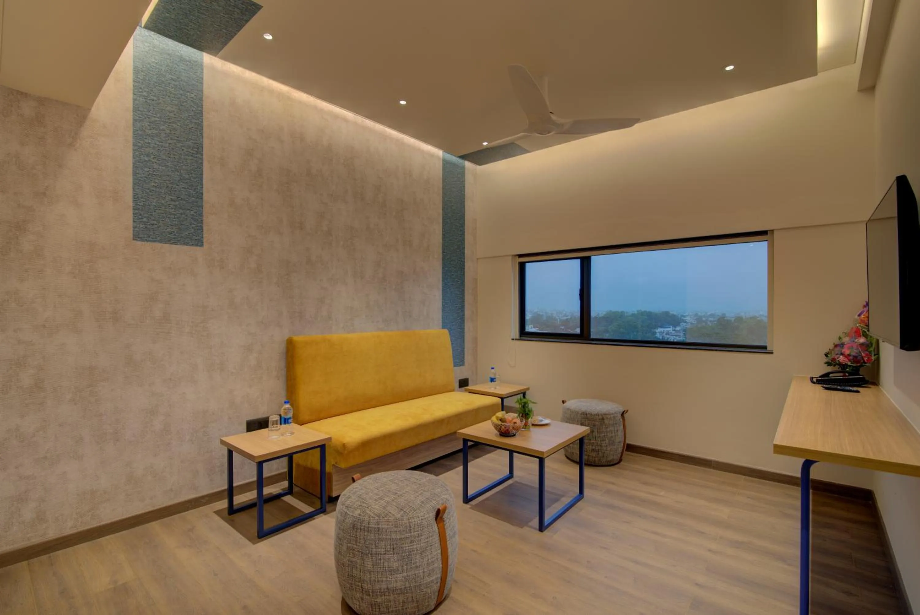 Living room in 7 Apple Hotel Nashik