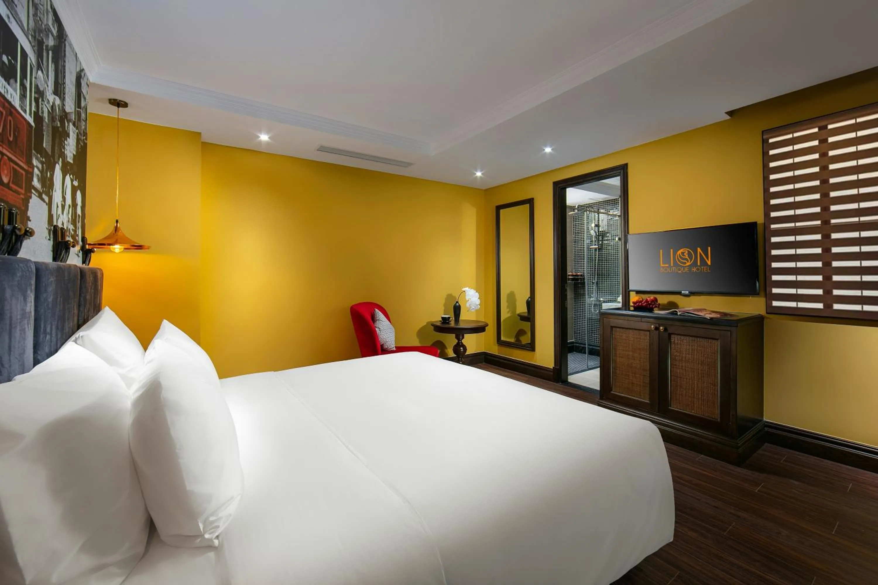 Bed in Hanoi Lion Boutique Hotel & Spa