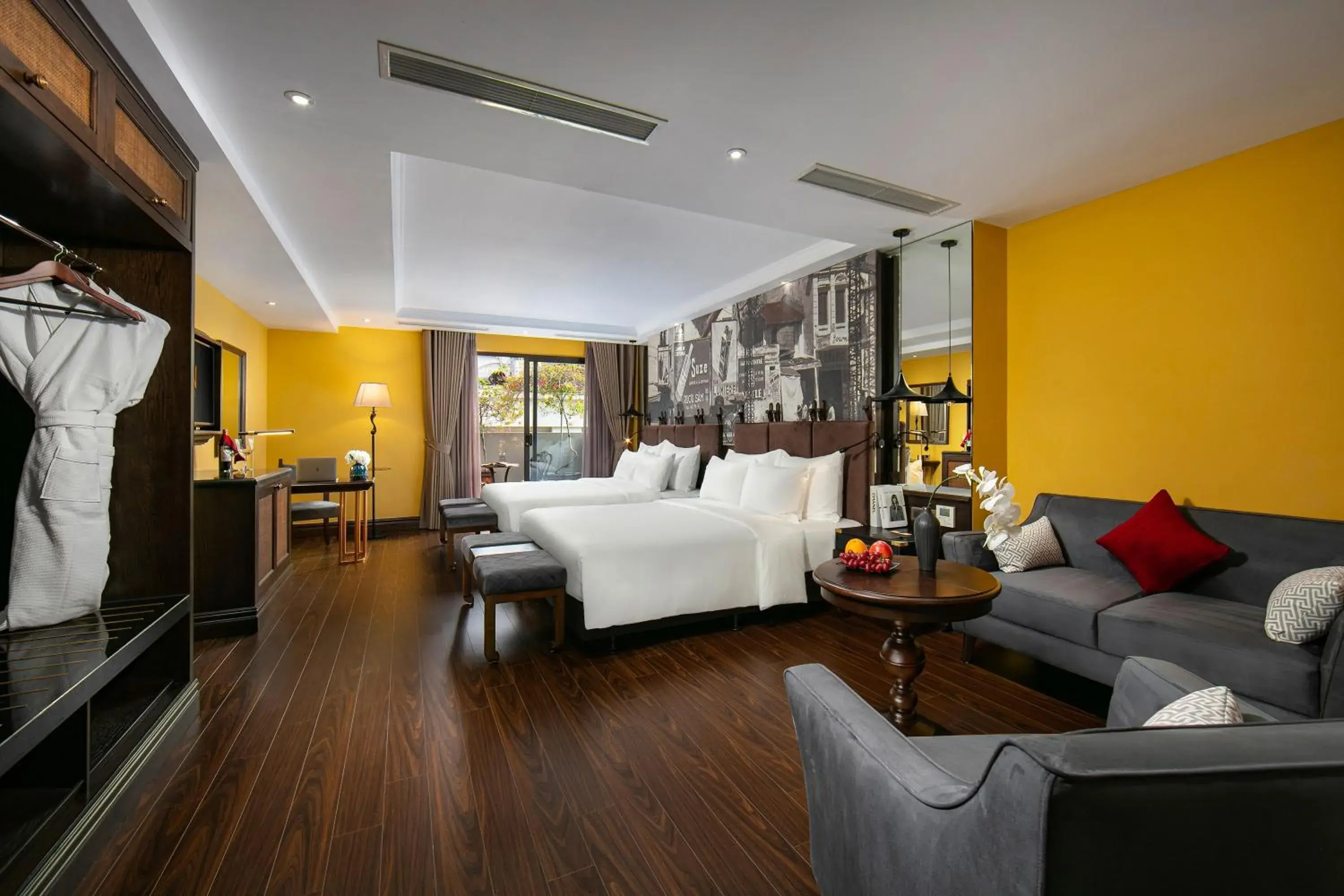Family Room with Terrace in Hanoi Lion Boutique Hotel & Spa Family Room with Terrace in Hanoi Lion Boutique Hotel & Spa