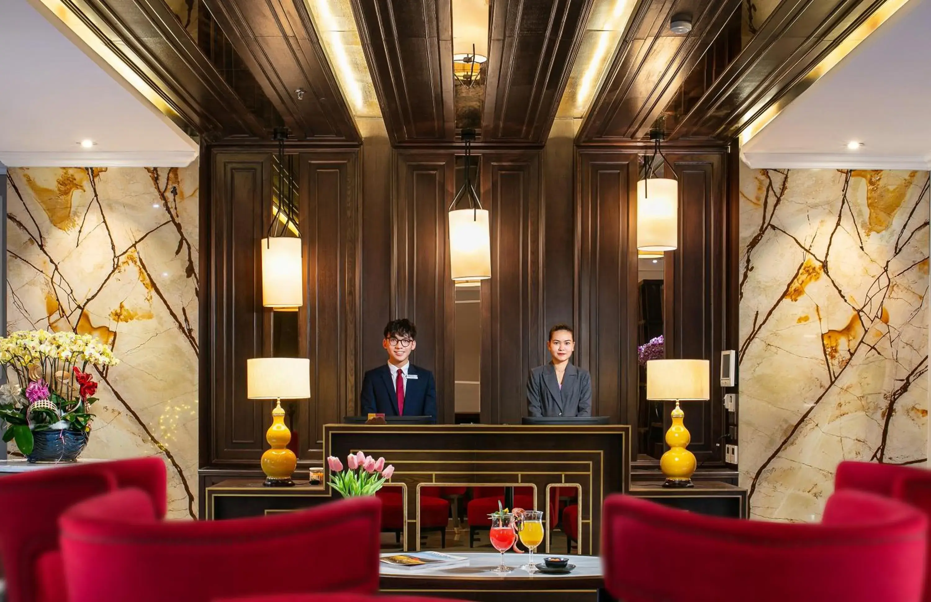 Lobby or reception in Hanoi Lion Boutique Hotel & Spa Lobby or reception in Hanoi Lion Boutique Hotel & Spa