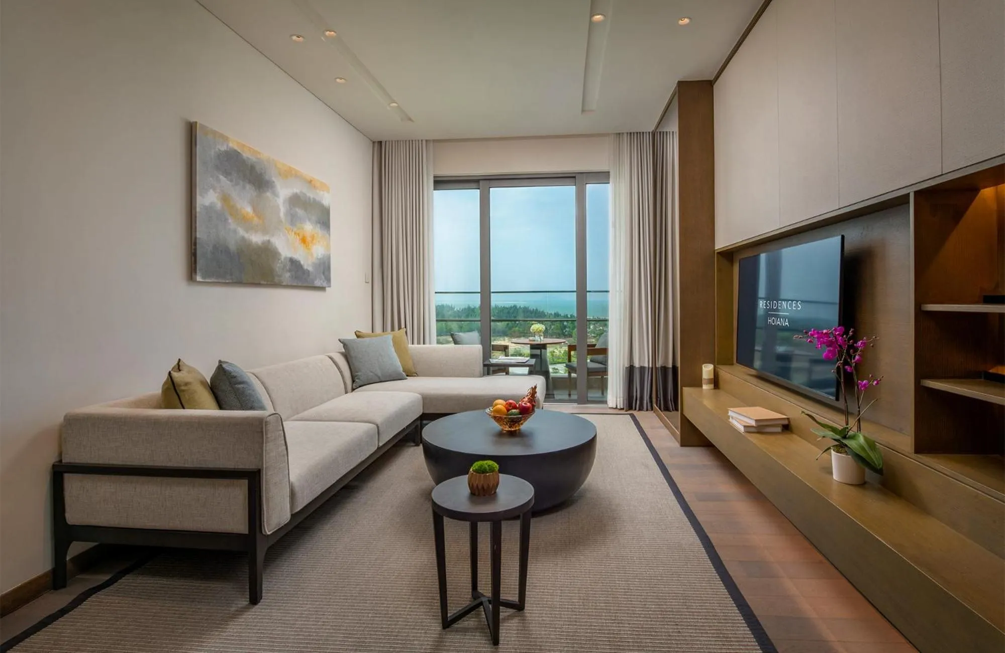 Living room in Hoiana Residences