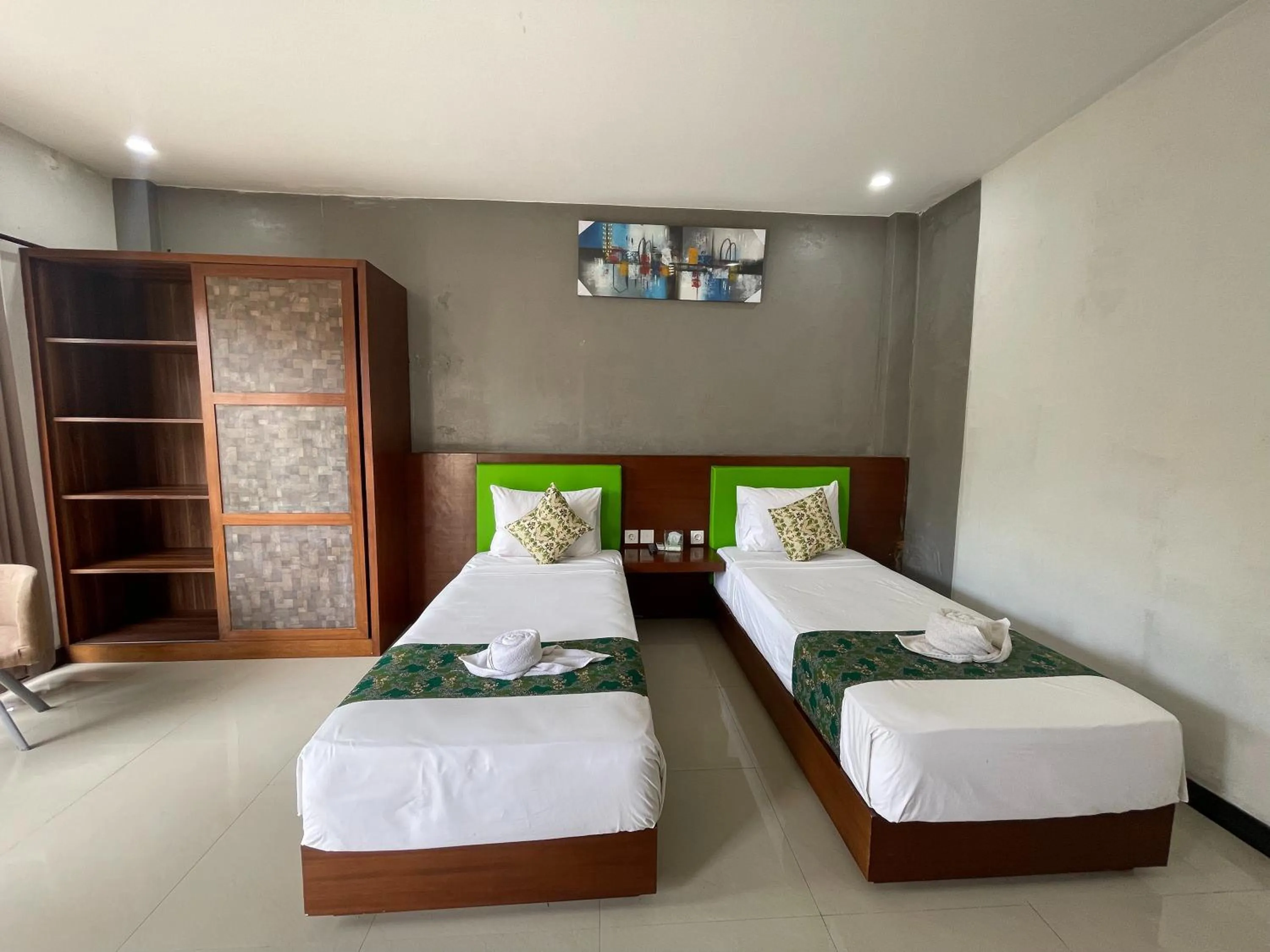 Bedroom, Bed in Melati Resort & Hotel Kuta Lombok