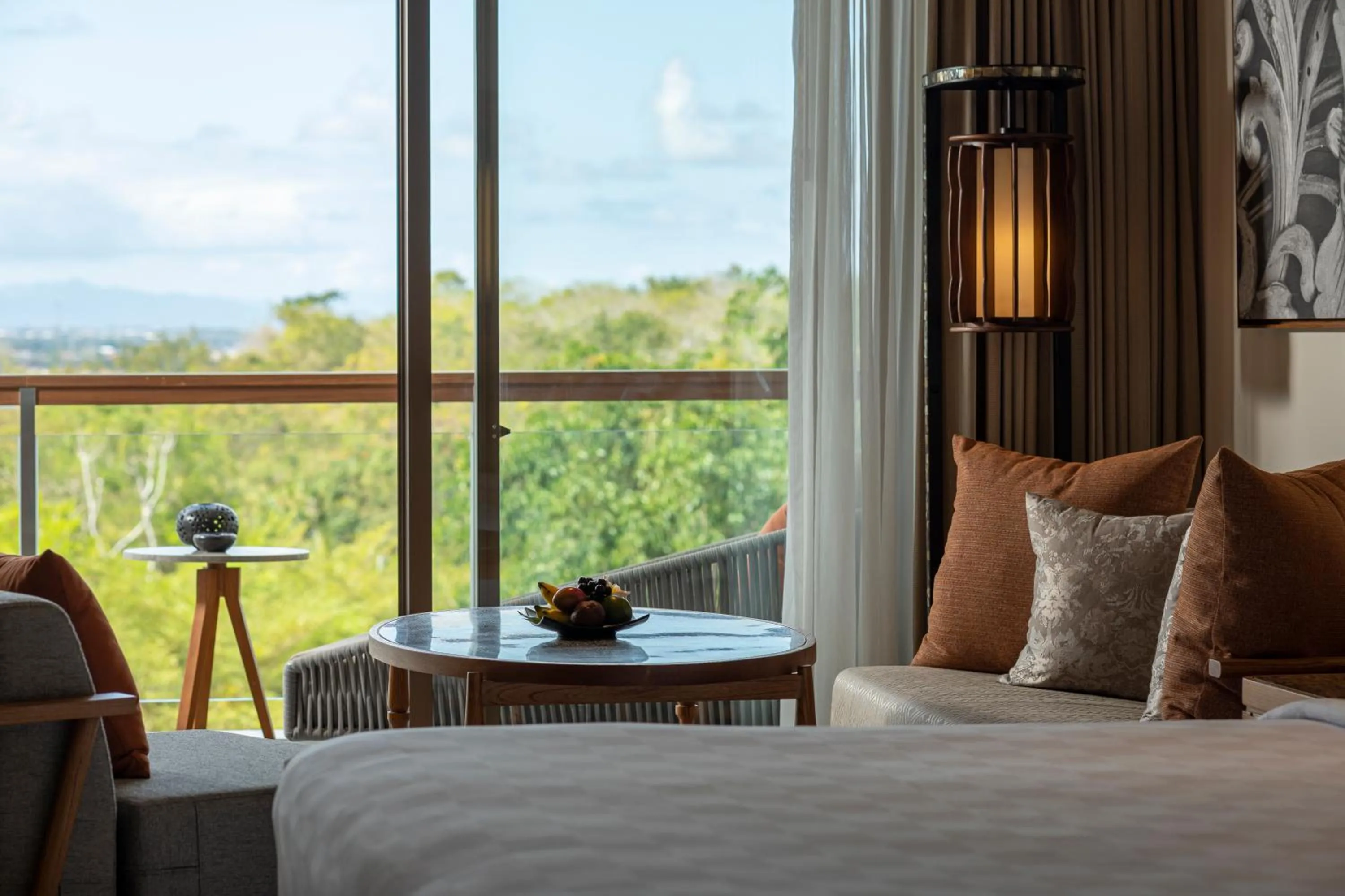 View (from property/room), Bed in AYANA Segara Bali