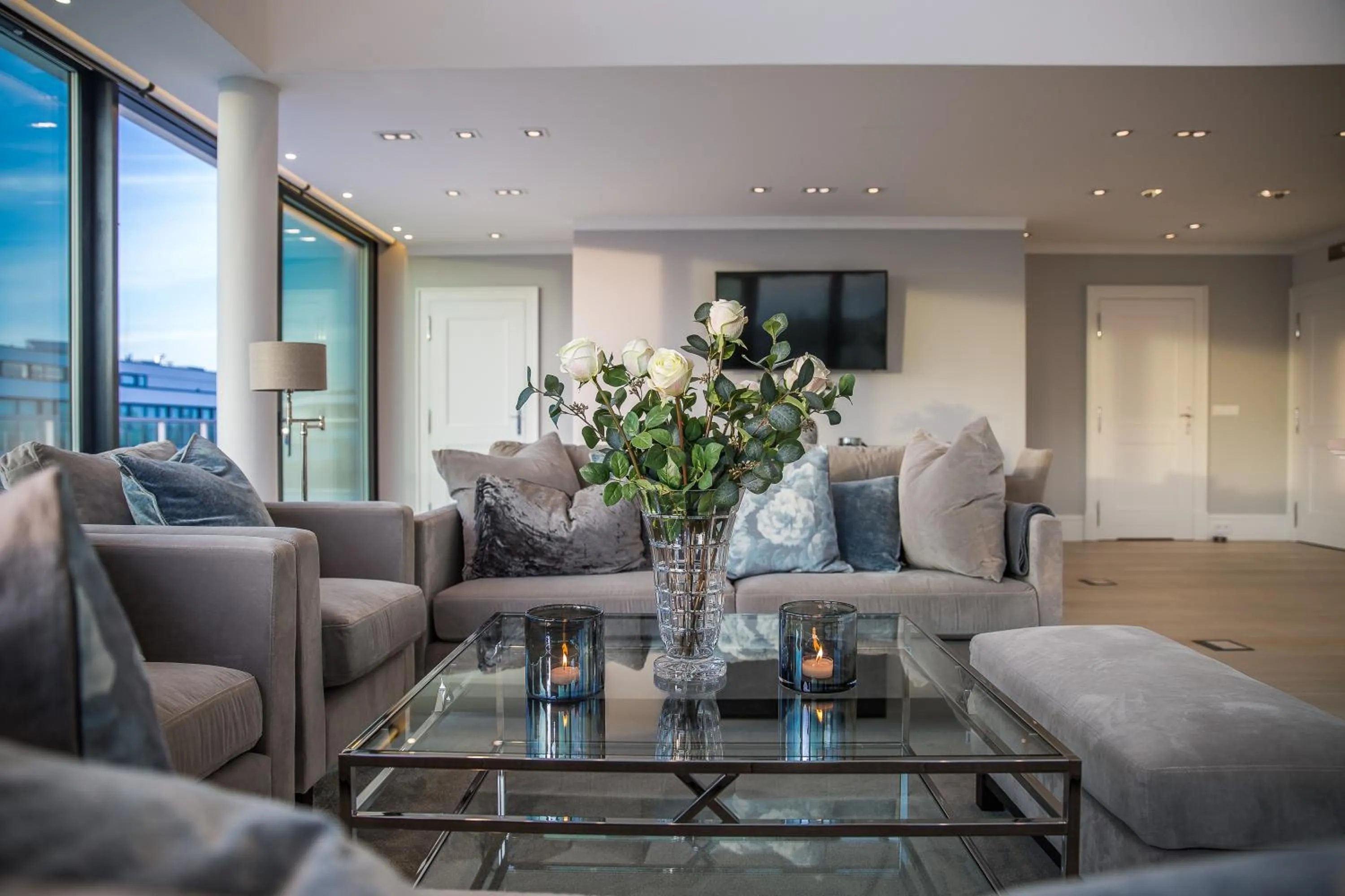 Living room in Dune Beach Resort - C