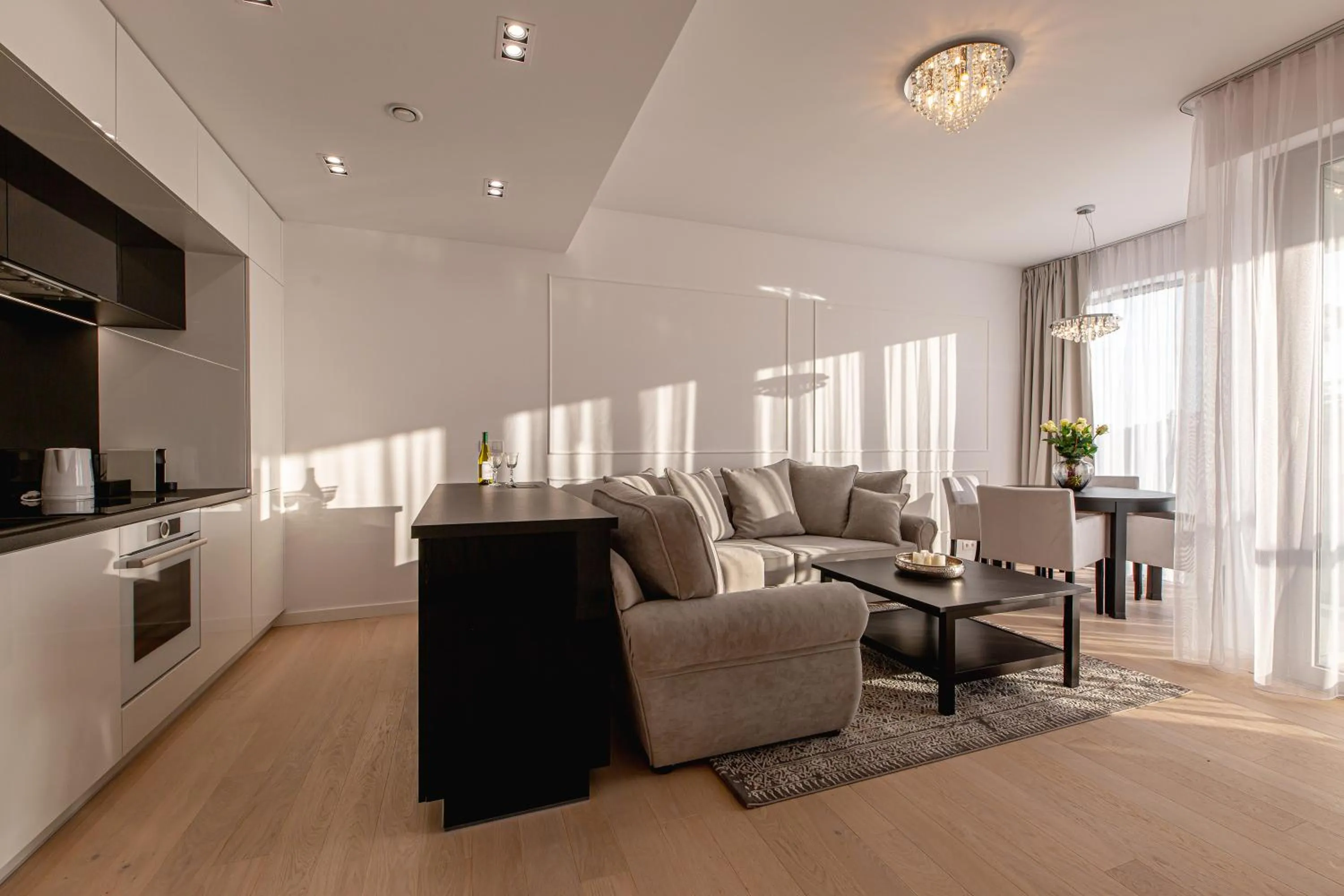 Living room in Dune Beach Resort - C