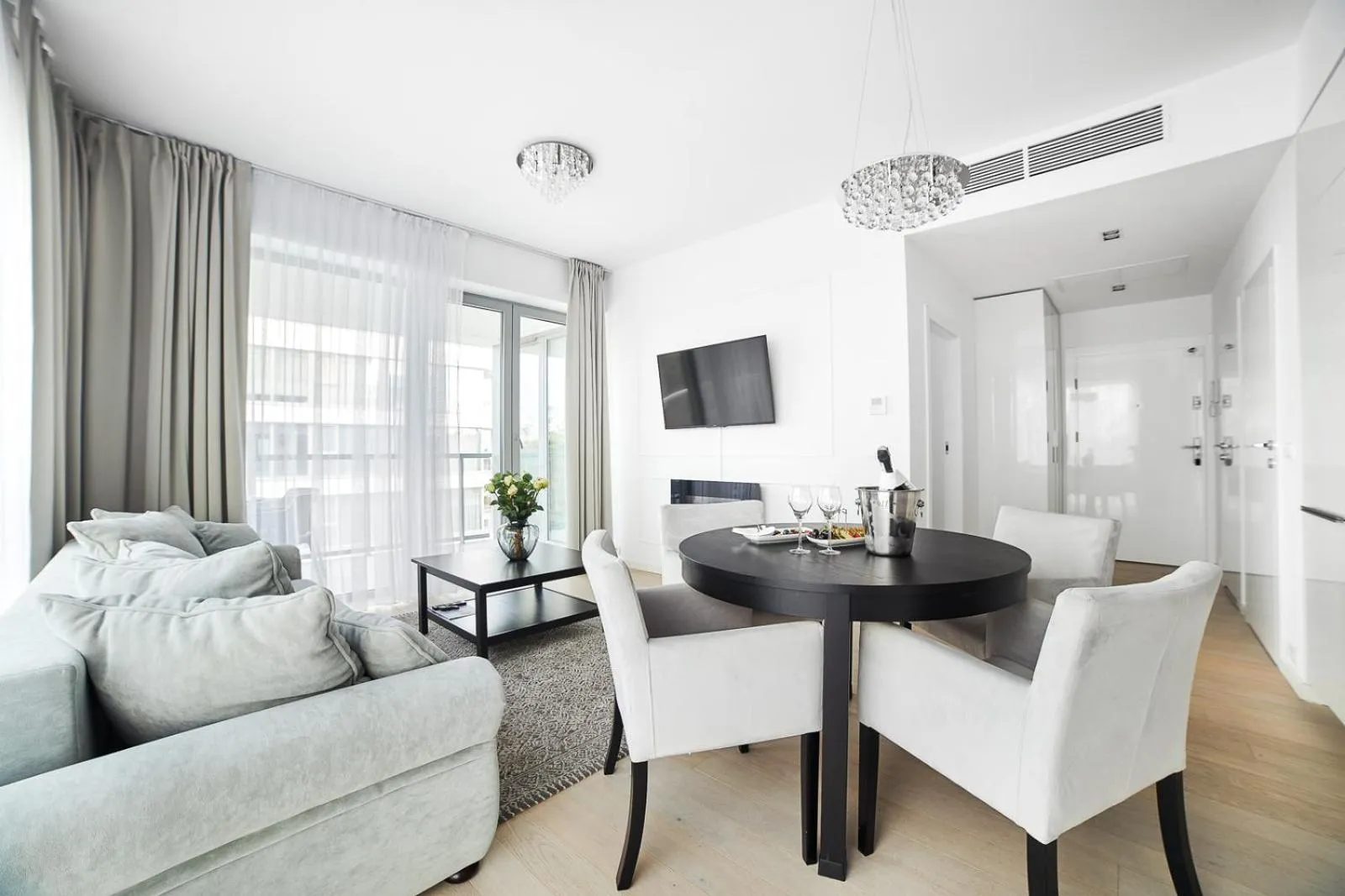 Living room in Dune Beach Resort - C