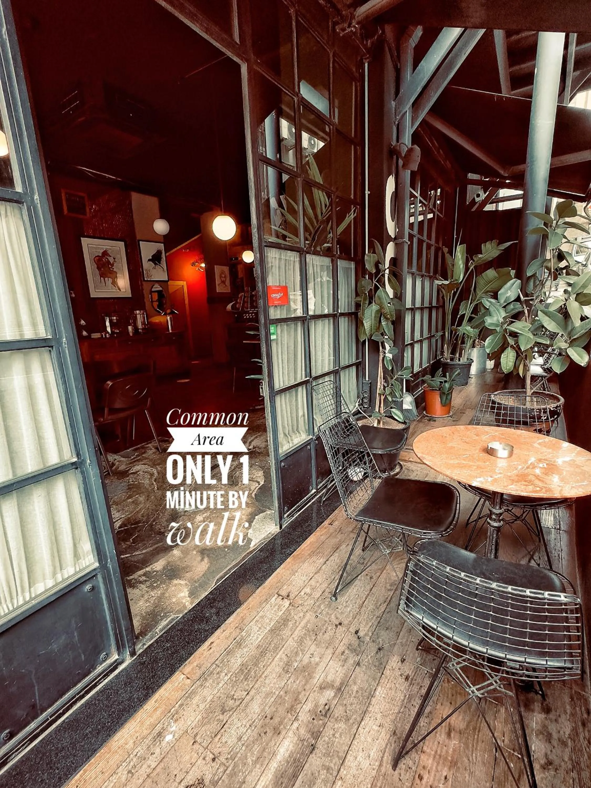 Balcony/Terrace in Nomad Hostel Karaköy