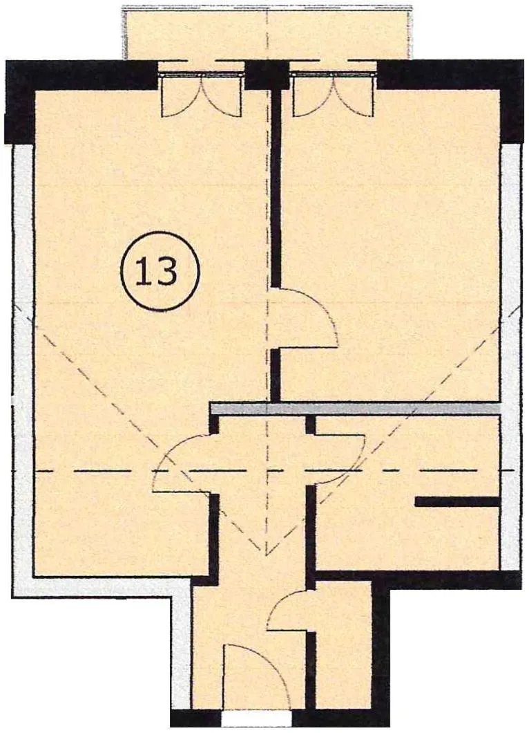 Floor plan in Villa Karina by Rujana