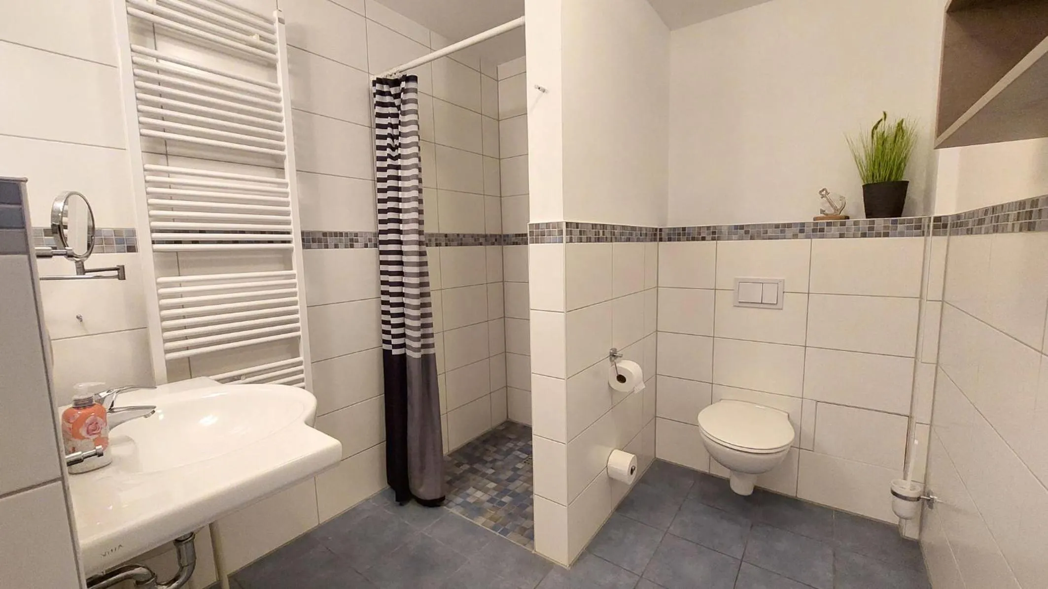 Shower in Villa Karina by Rujana