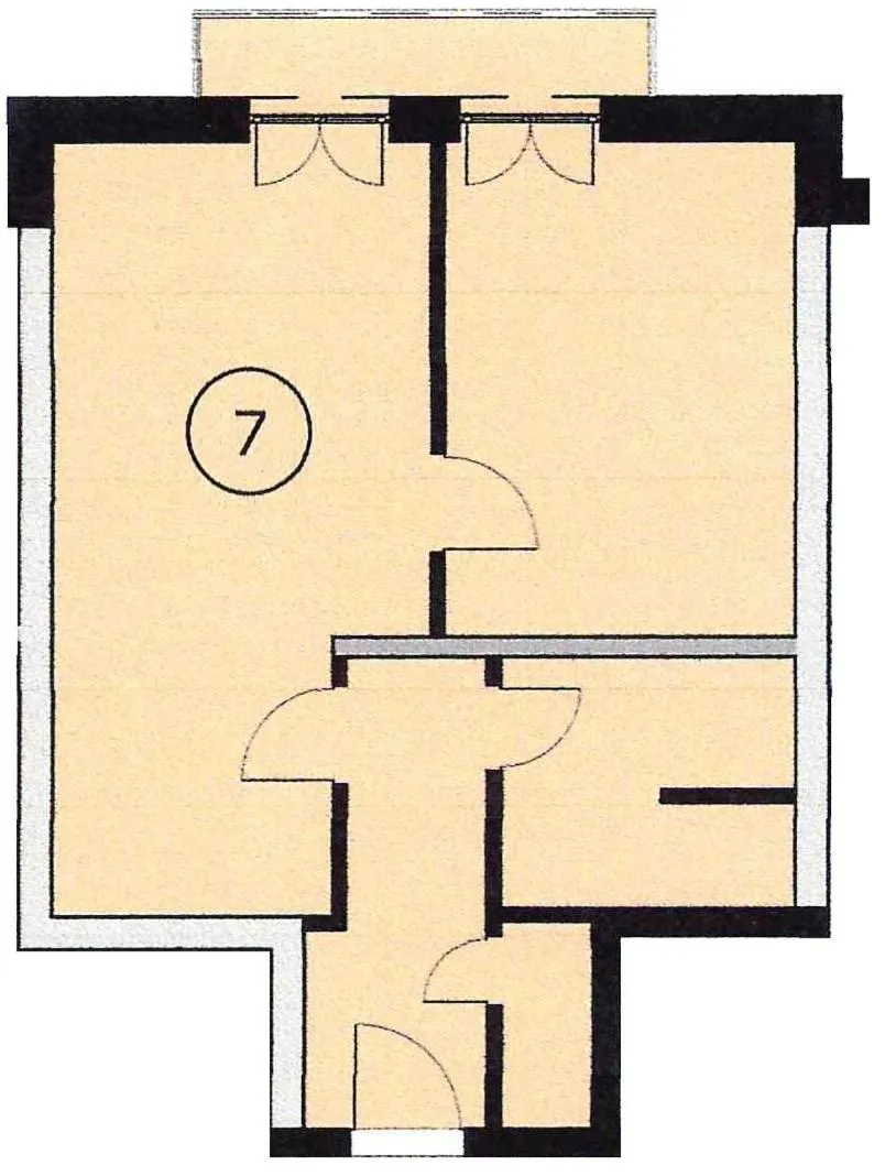 Floor plan in Villa Karina by Rujana