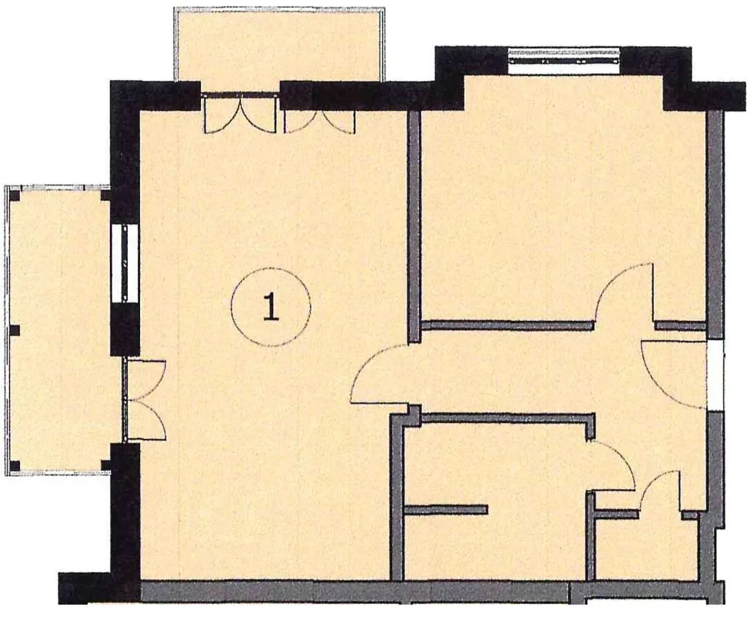Floor plan in Villa Karina by Rujana
