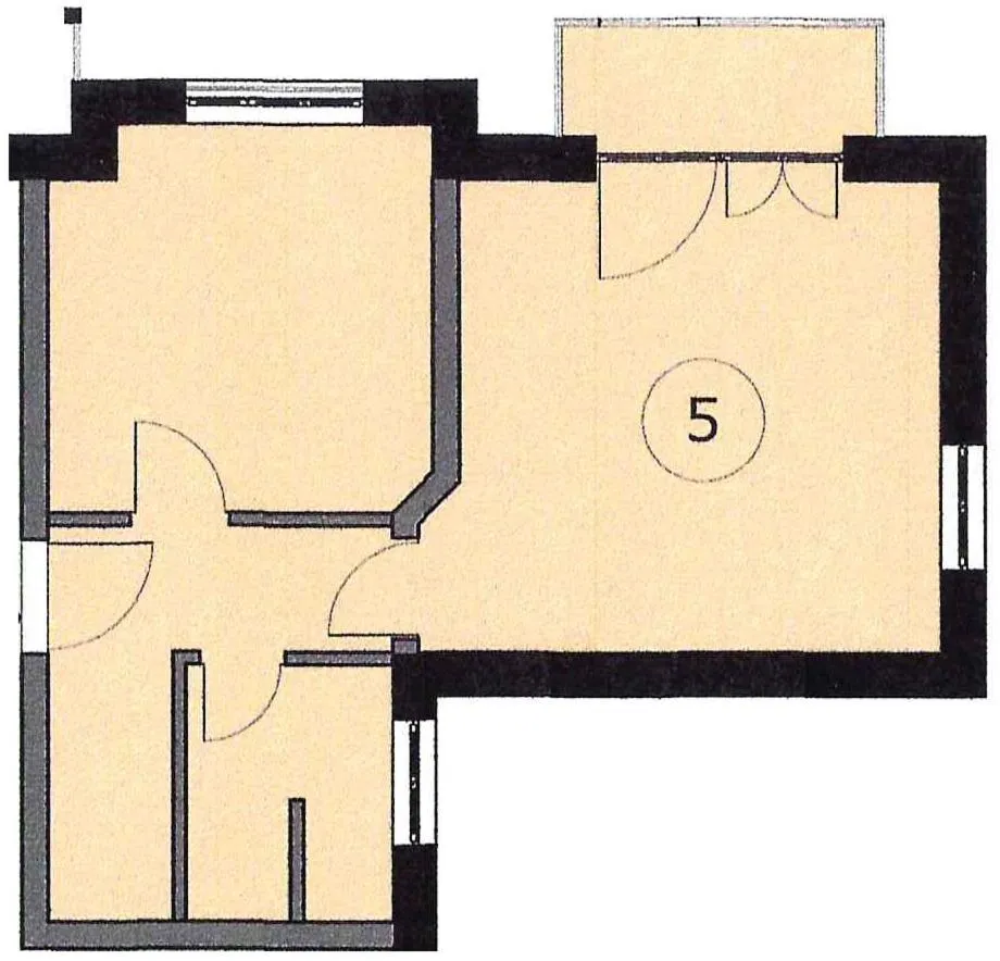 Floor plan in Villa Karina by Rujana