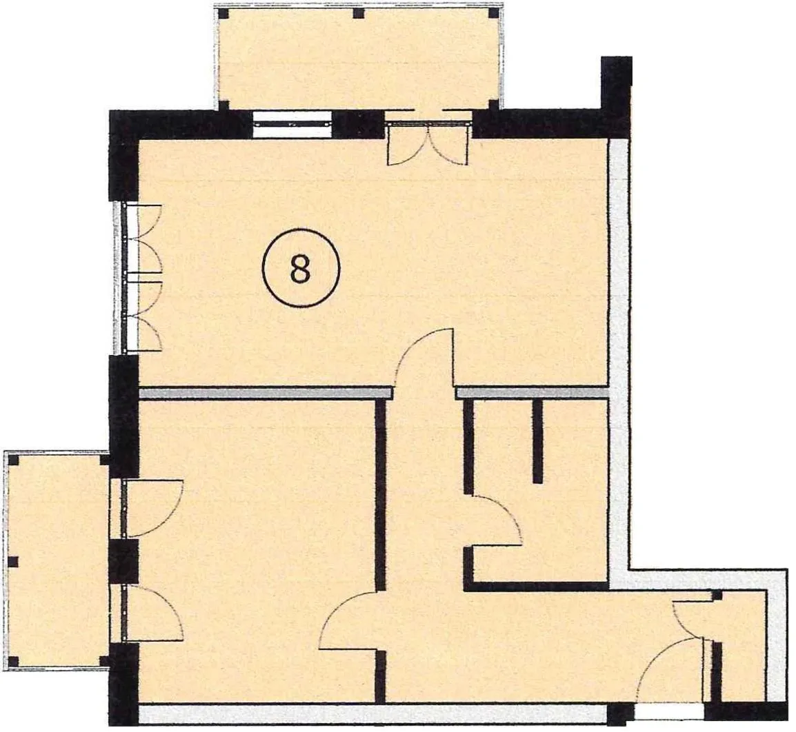 Floor plan in Villa Karina by Rujana