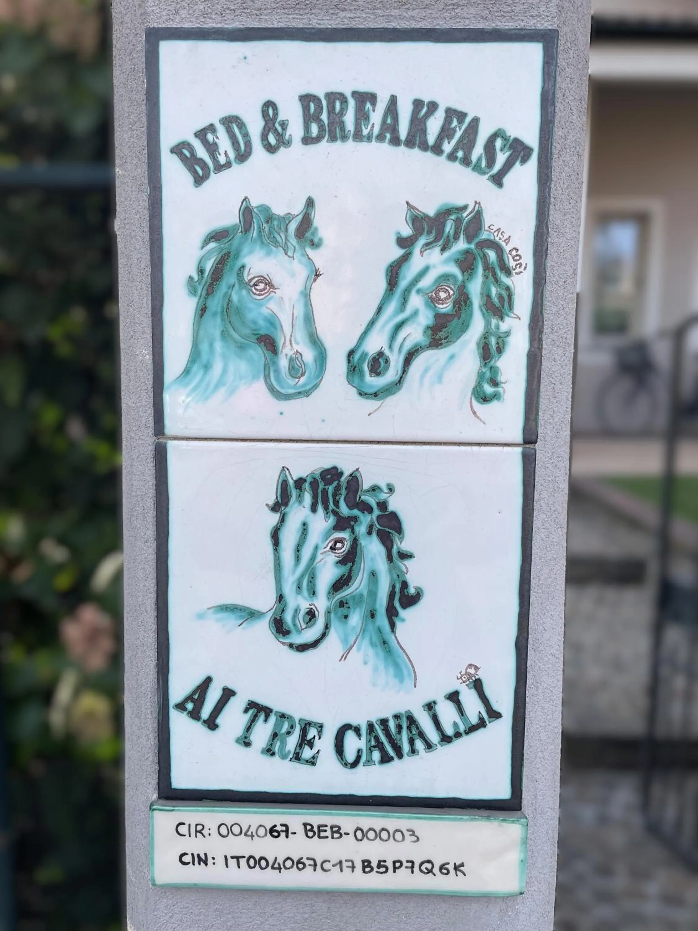 Property building in B&B Ai Tre Cavalli