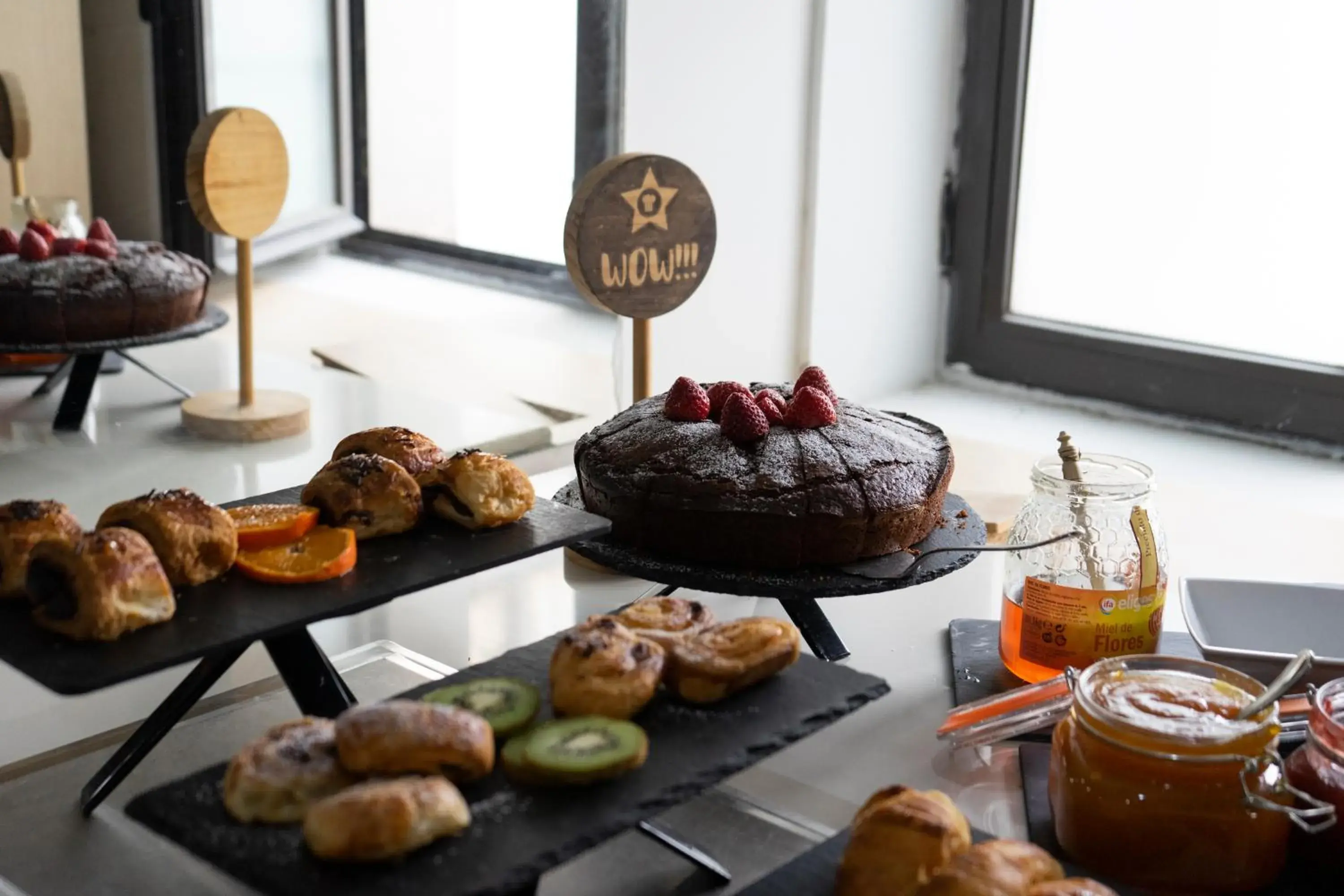 Buffet breakfast in Petit Palace Arana Bilbao Buffet breakfast in Petit Palace Arana Bilbao