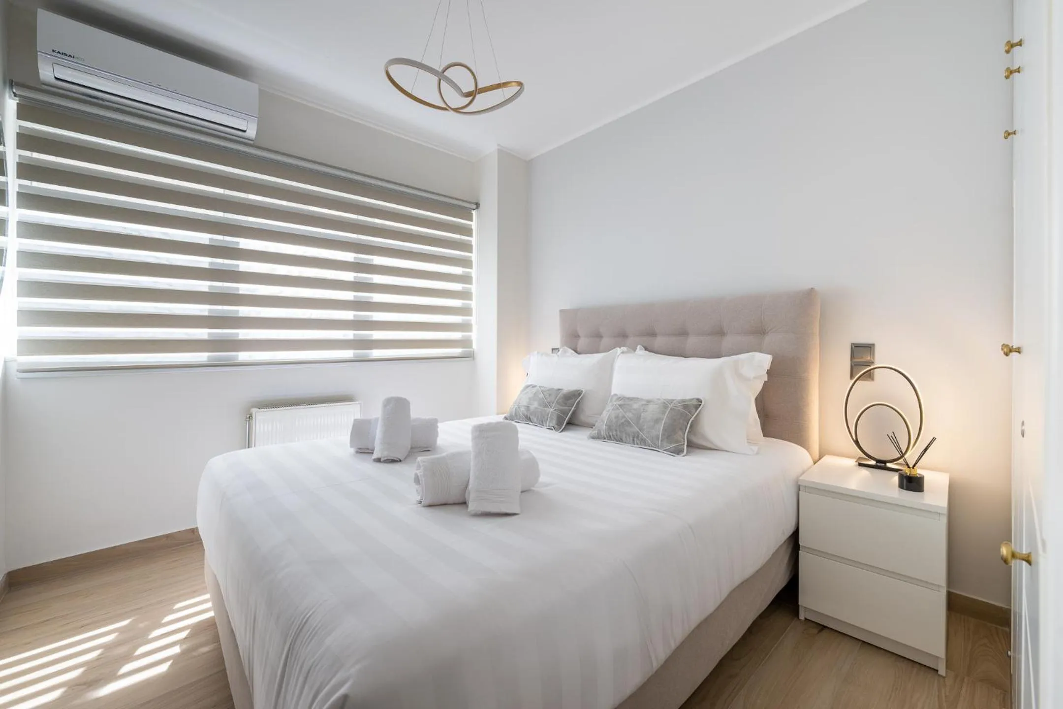 Bed in Acropolis Cozy Apartments