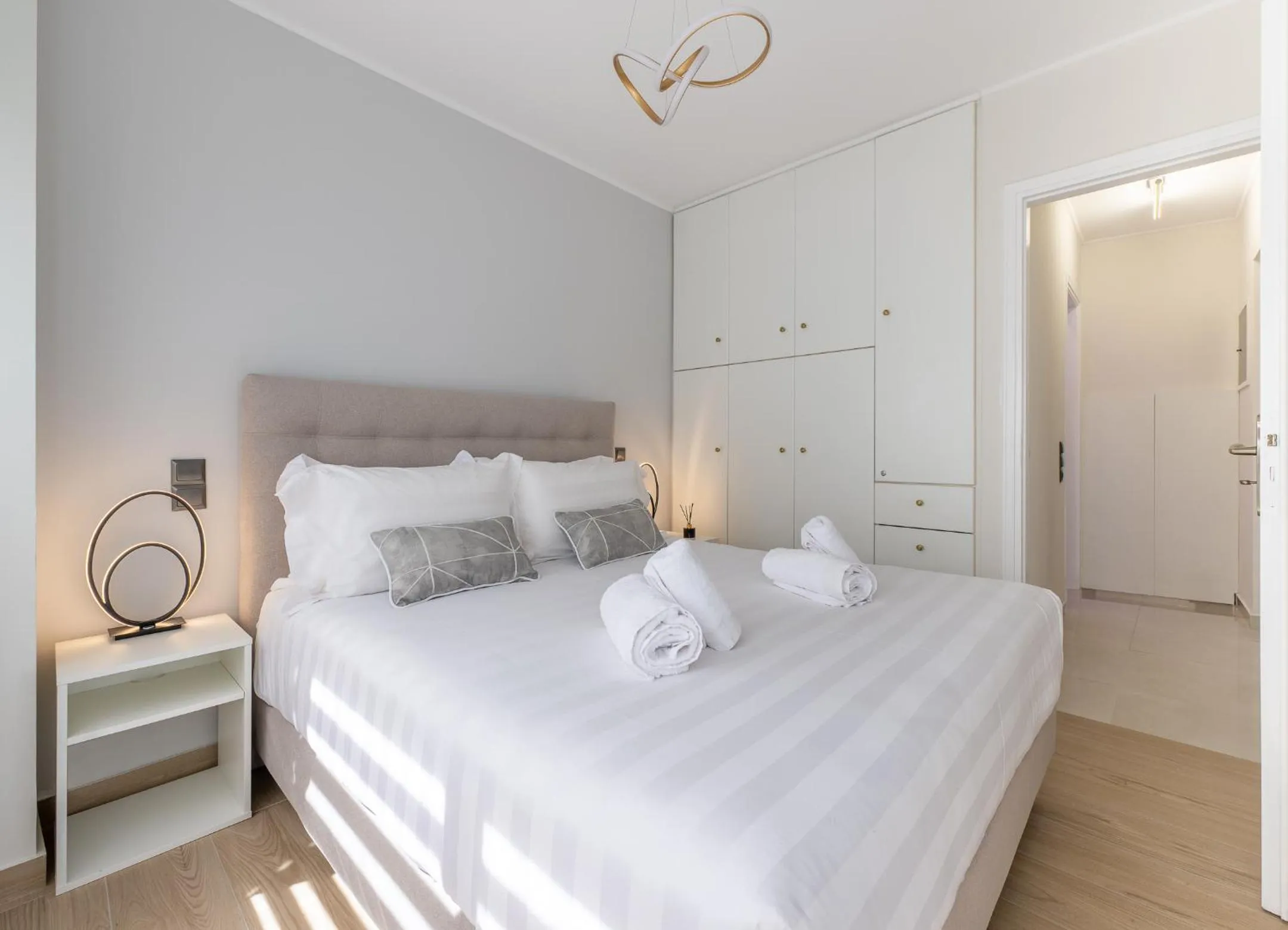 Bed in Acropolis Cozy Apartments