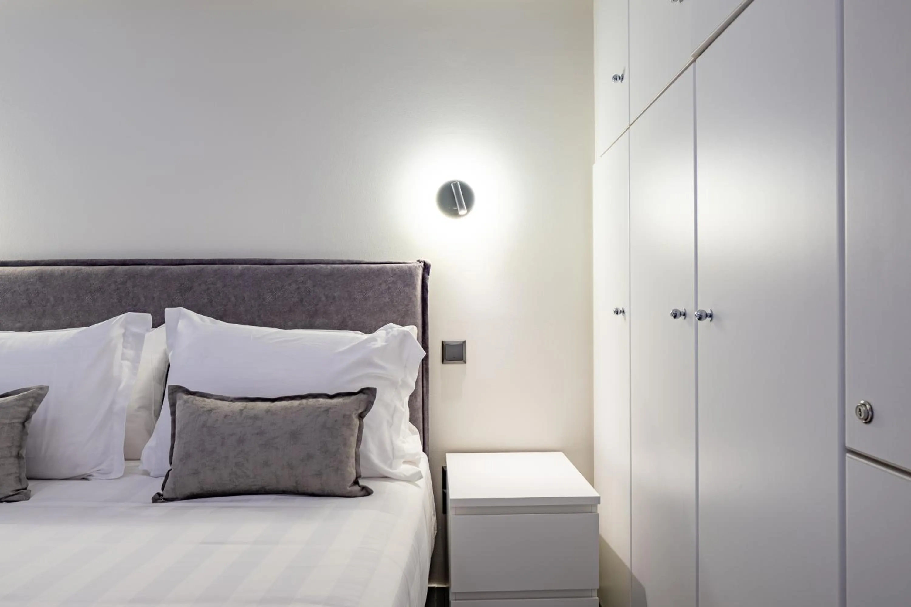 Bed in Acropolis Cozy Apartments